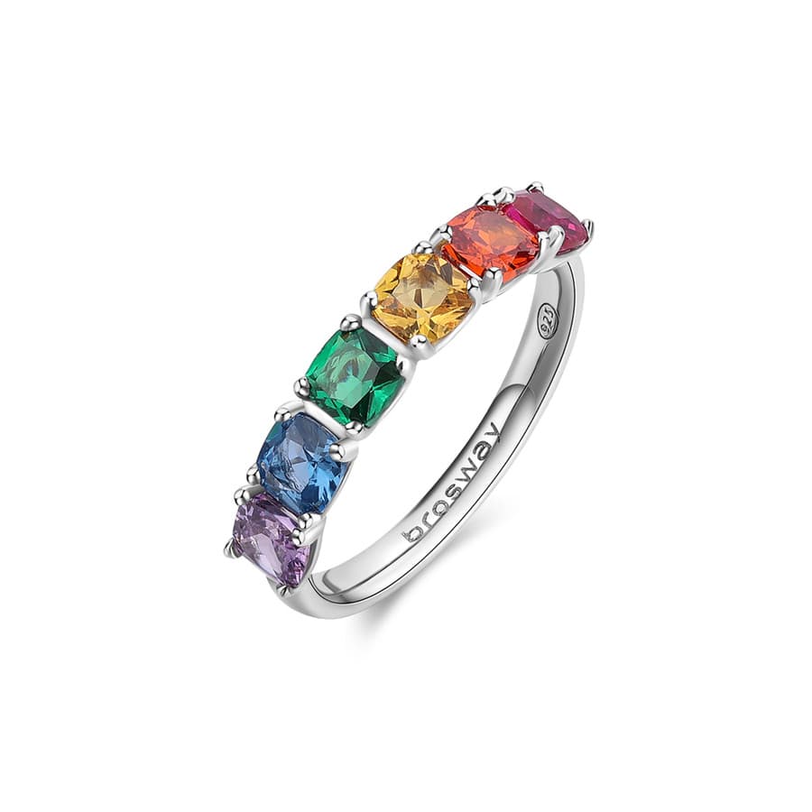 Anello Brosway Fancy - Joyful Rainbow FJR07A - 2