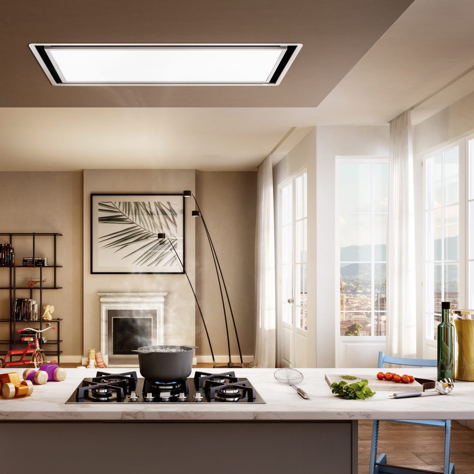 Luce E14 Lampada LED 220V 64 SMD 3014 30W 360° Resinate Slim Bianco Freddo Cucina Cappa 300 Lumen - 3