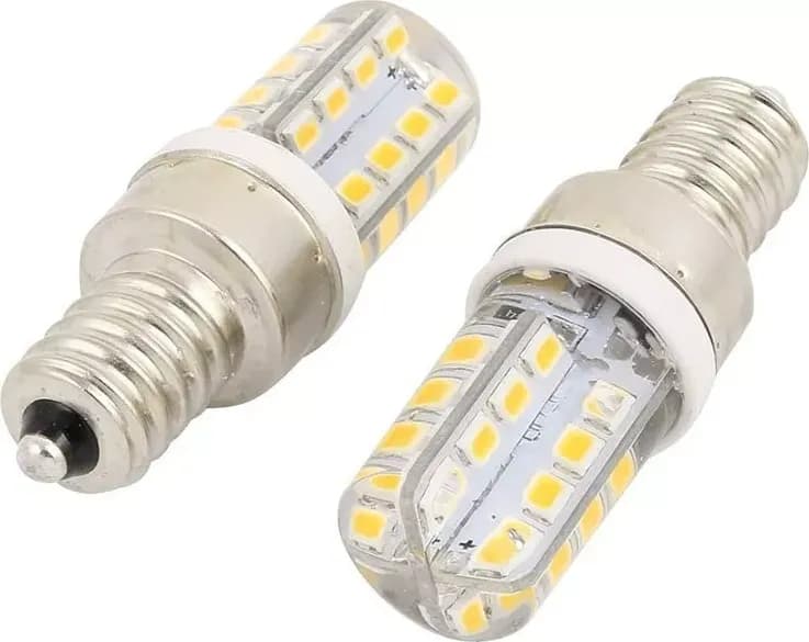 Lampada Led E14 AC/DC 12-24V Luminosità 3,5W RESA 35W 32SMD 2835 Bianco Freddo 6000K Con 32SMD Per Camper Barca Roulotte Giardino Casa Lampada Votiva - 2