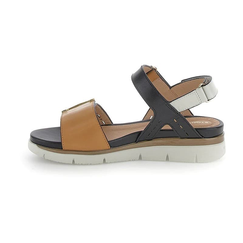 Stonefly sandali donna Elody 24 bicolore white brown 220834 - 3