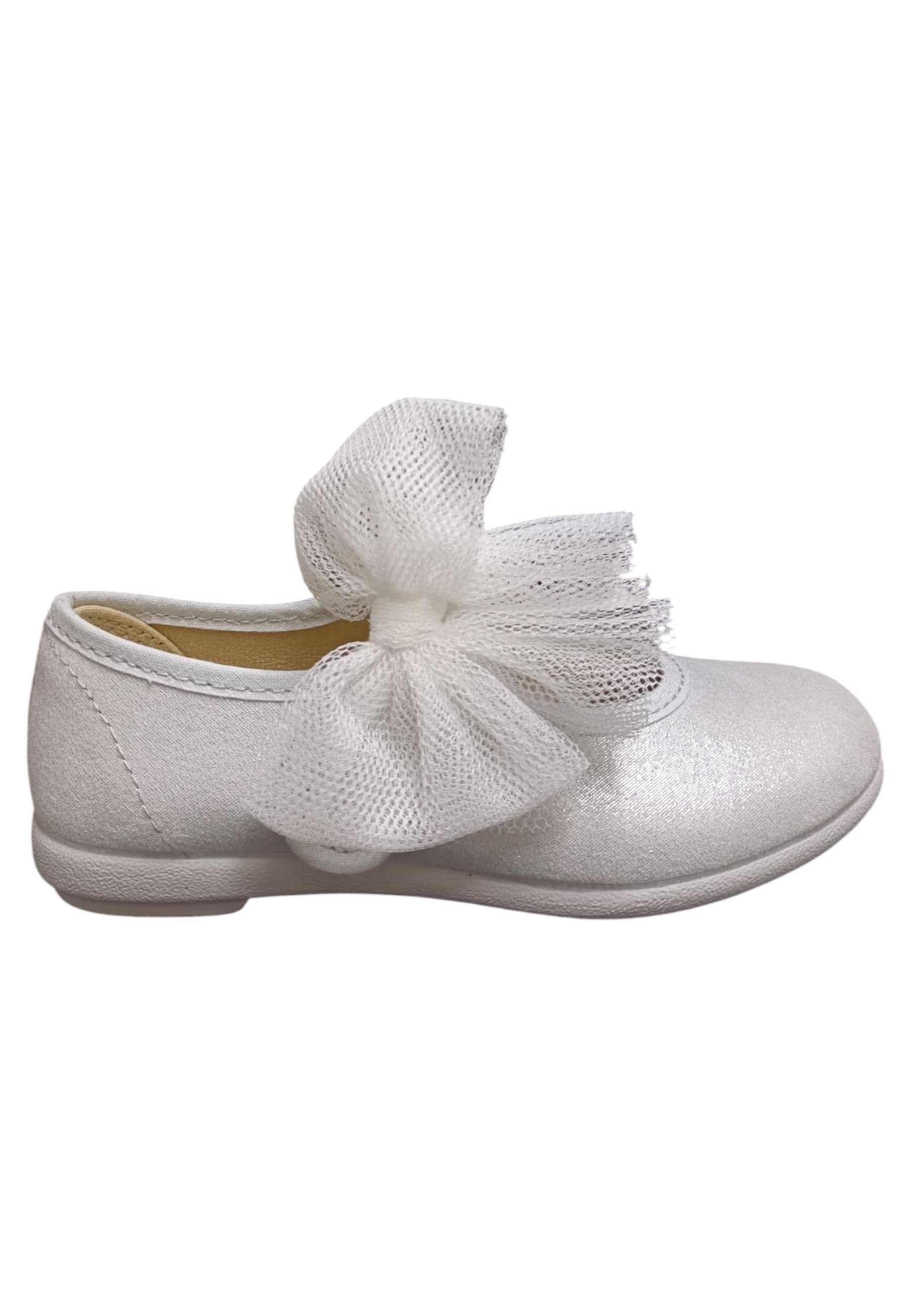 Ballerina bambina Vul-Ladi Candy argento tela velcro comfort style in Ballerine Scarpetteria Gica - Trani, commercioVirtuoso.it