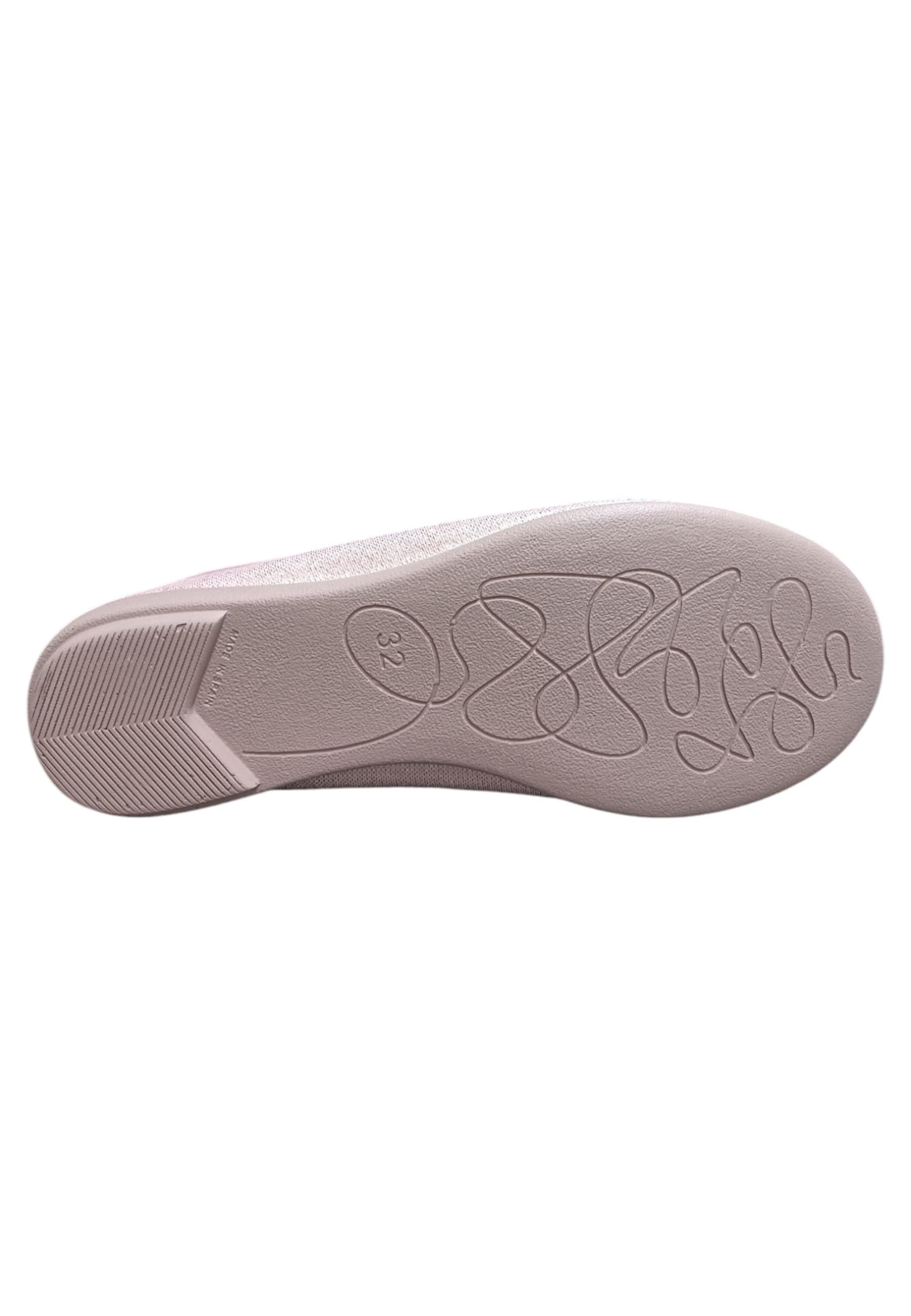 Ballerina bambina Vul-Ladi Candy cipria tela elastico comfort style - 5