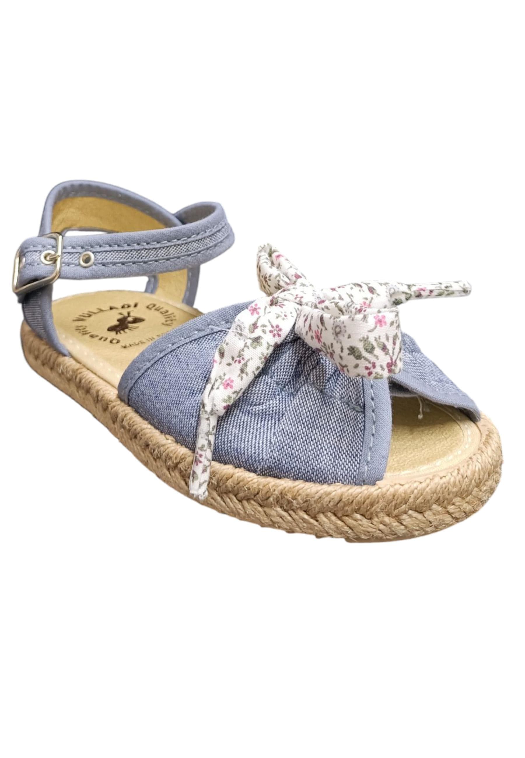 Espadrillas bambina Vul-Ladi Carla jeans tela velcro summer style in Ballerine Scarpetteria Gica - Trani, commercioVirtuoso.it