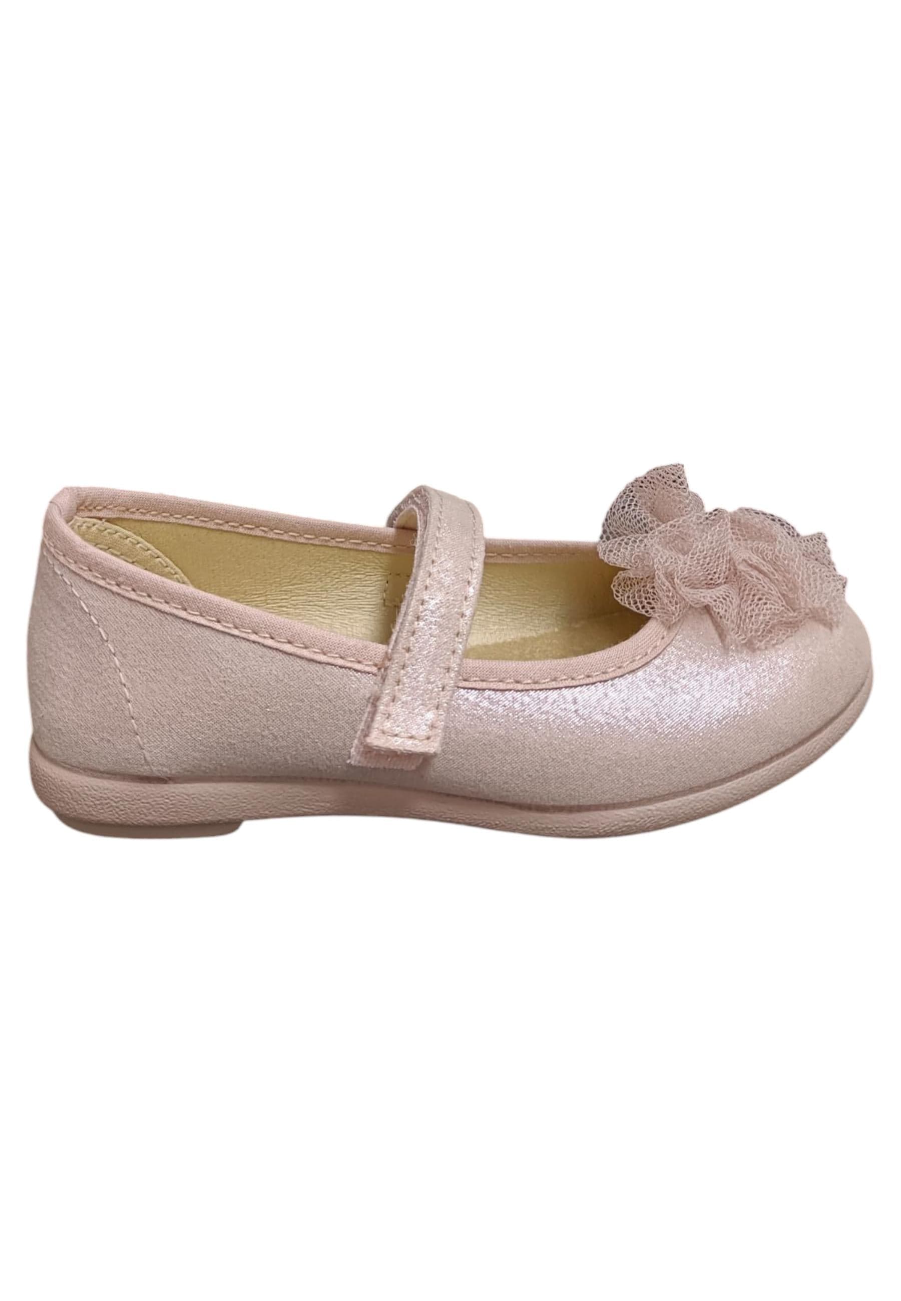 Ballerina bambina Vul-Ladi Candy cipria tela velcro comfort style - 11
