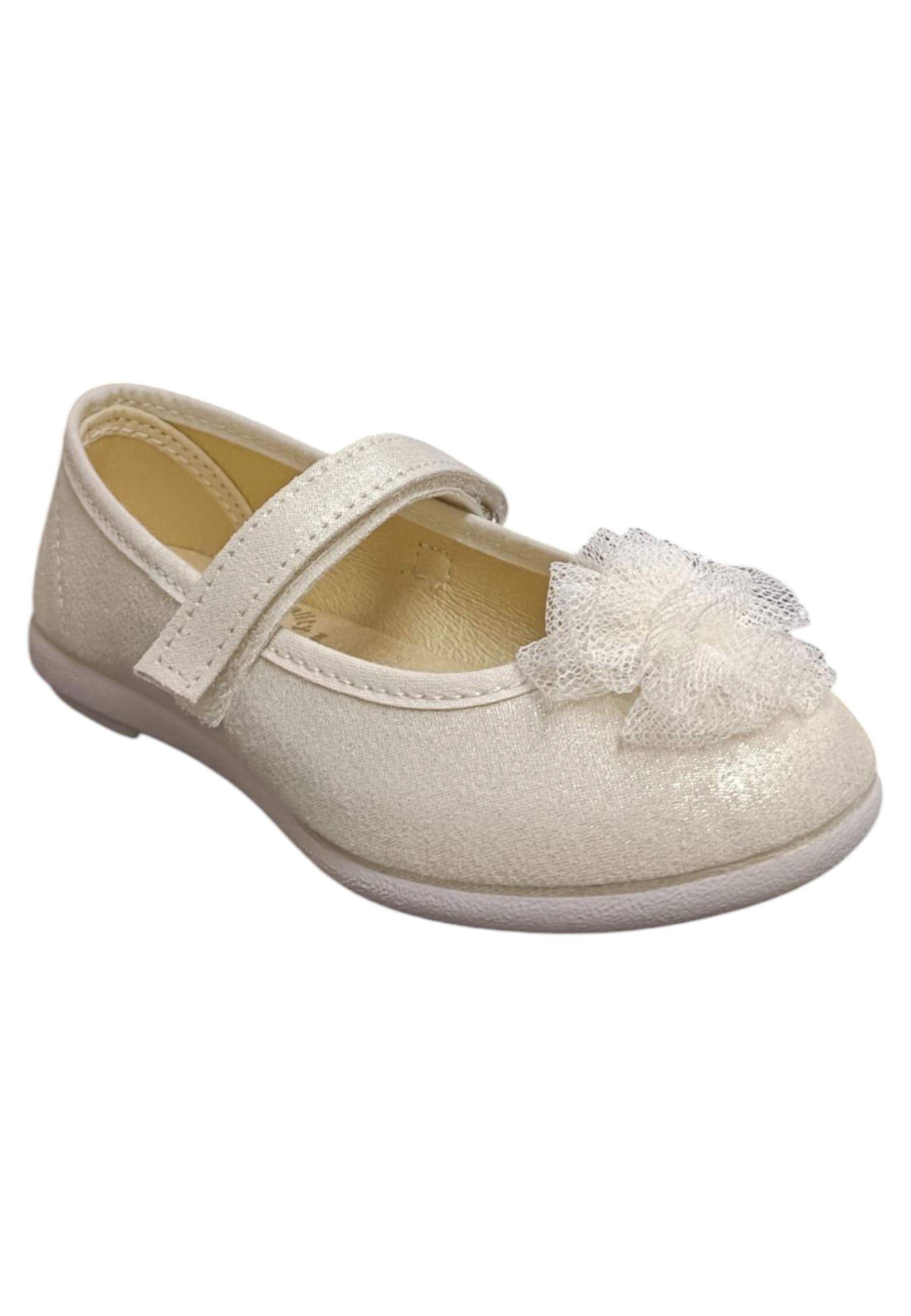 Ballerina bambina Vul-Ladi Candy beige tela velcro comfort style in Ballerine Scarpetteria Gica - Trani, commercioVirtuoso.it