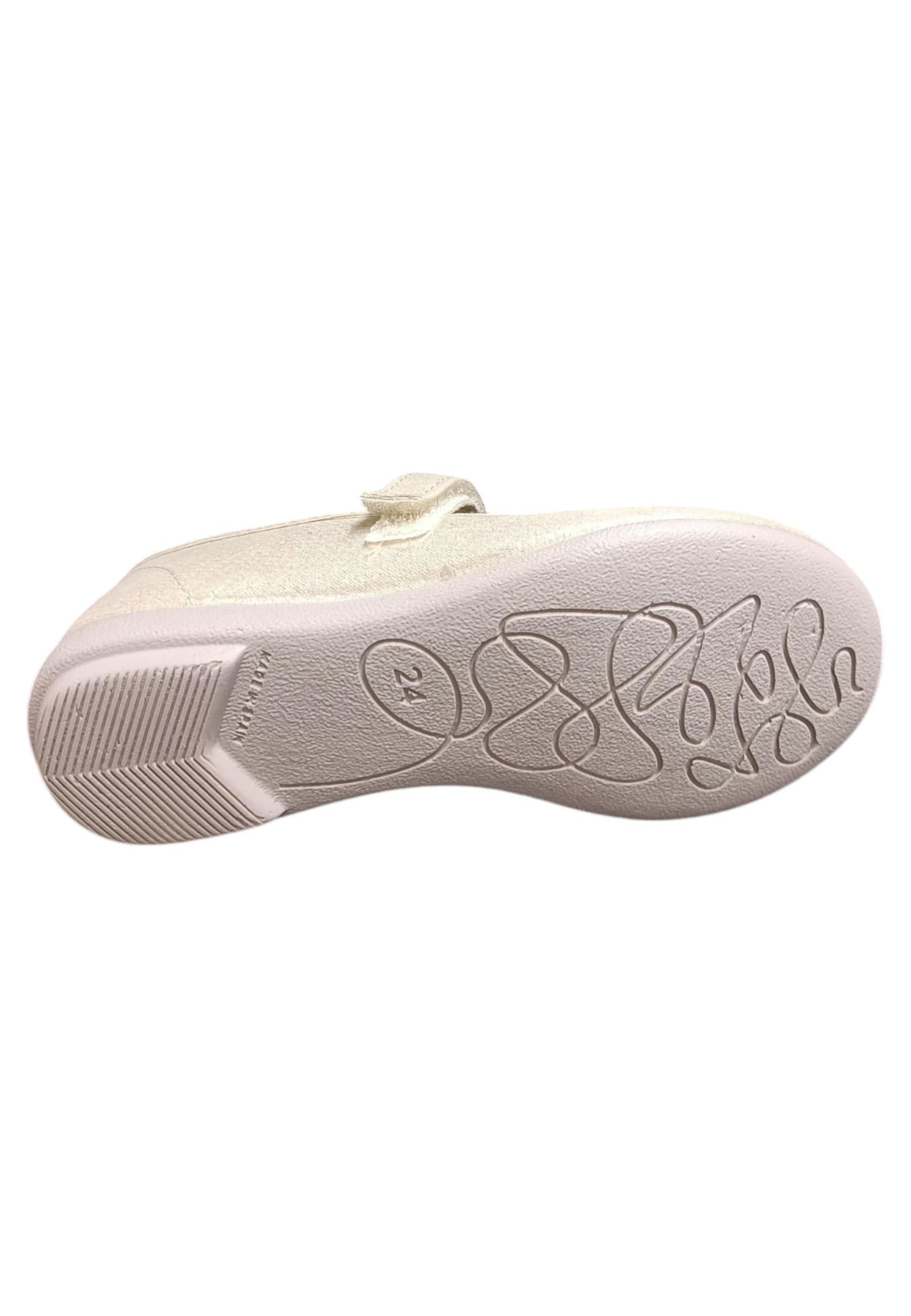 Ballerina bambina Vul-Ladi Candy beige tela velcro comfort style in Ballerine Scarpetteria Gica - Trani, commercioVirtuoso.it