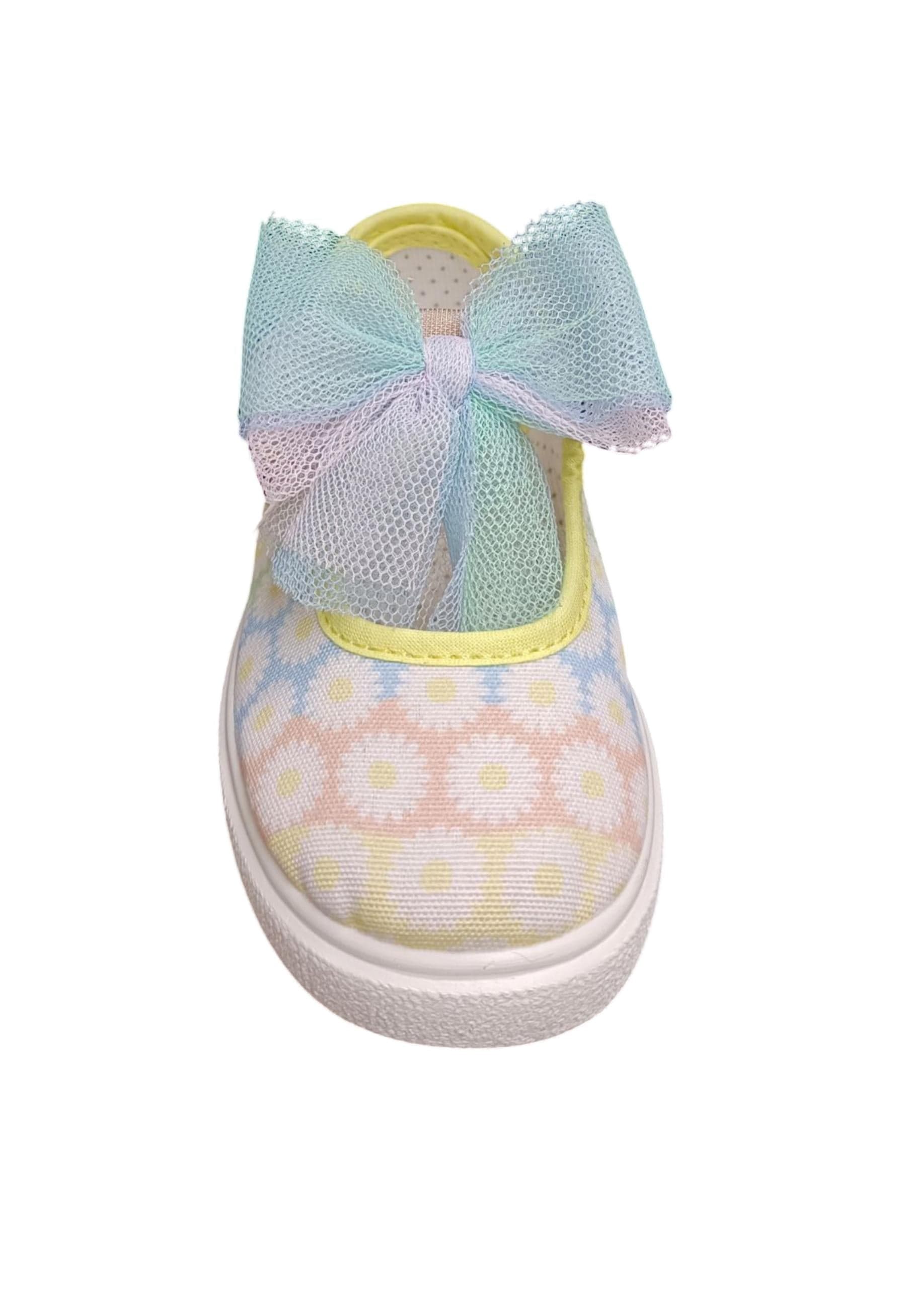 Ballerina bambina Vul-Ladi Chiqui multicolor tela velcro comfort style in Ballerine Scarpetteria Gica - Trani, commercioVirtuoso.it