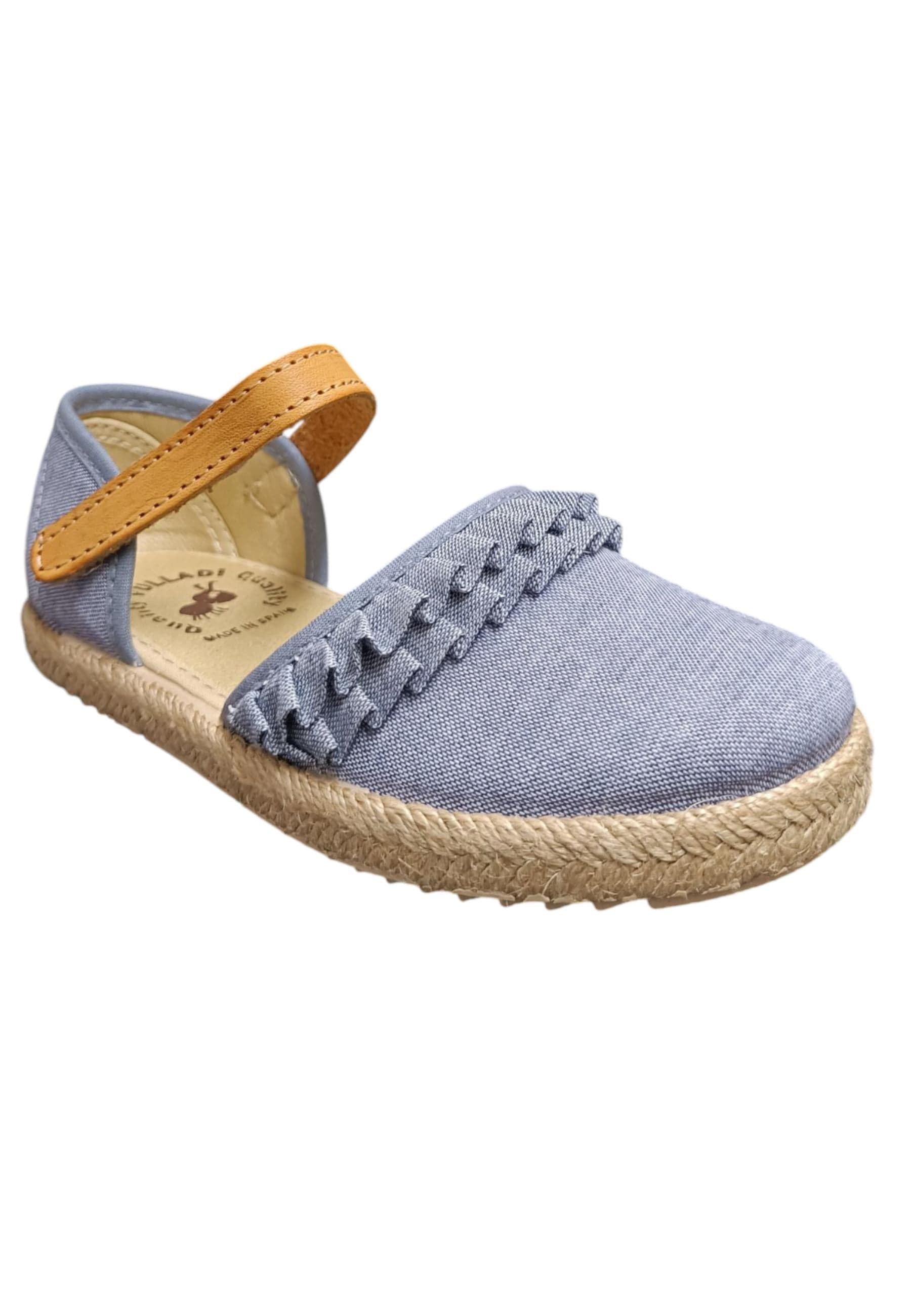 Espadrillas bambina Vul-Ladi Carla jeans tela velcro summer style in Ballerine Scarpetteria Gica - Trani, commercioVirtuoso.it