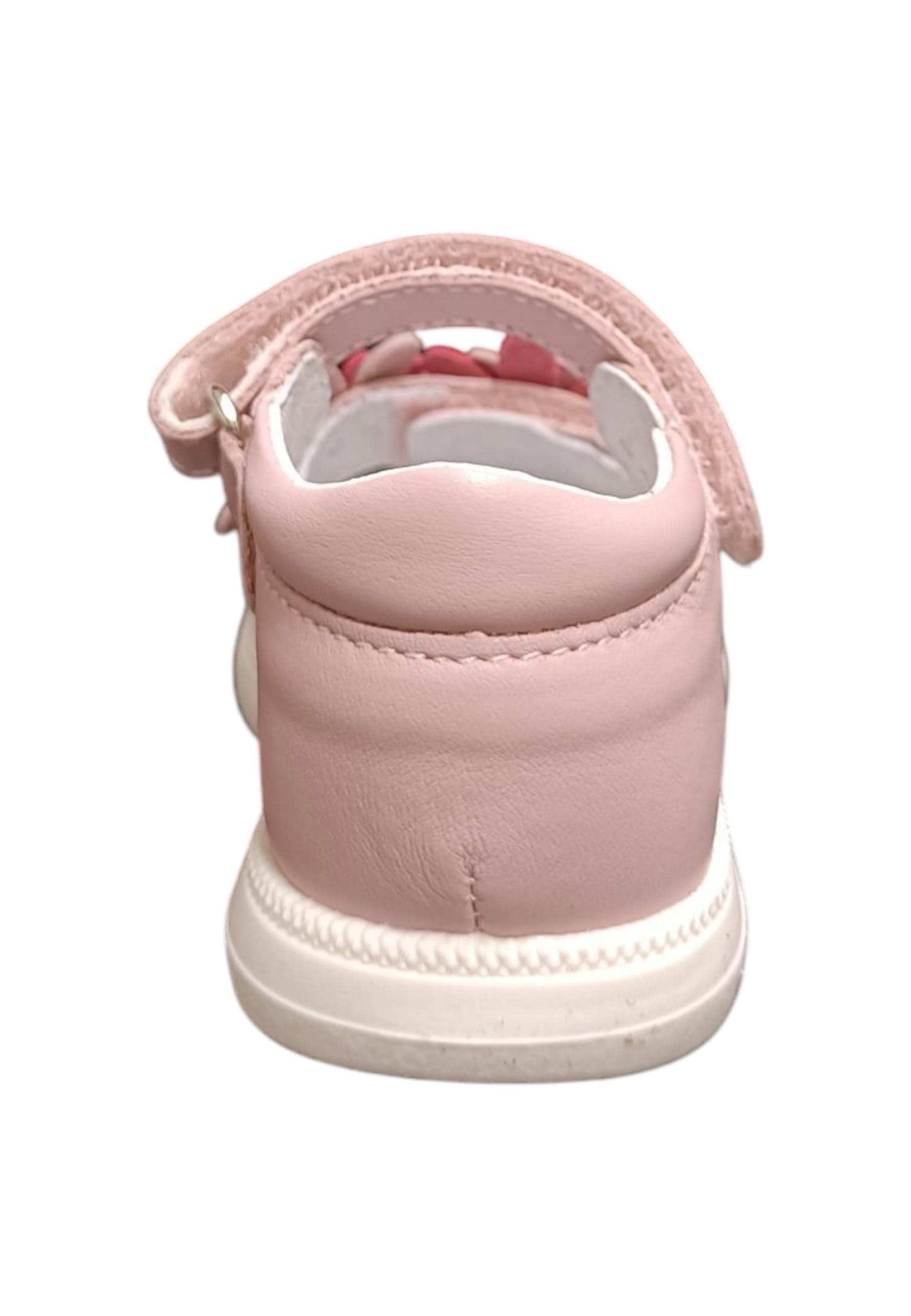 Sandalo bambina Balocchi Paris cipria pelle - Sandalo tallonato primi passi con velcro in Ballerine Scarpetteria Gica - Trani, commercioVirtuoso.it