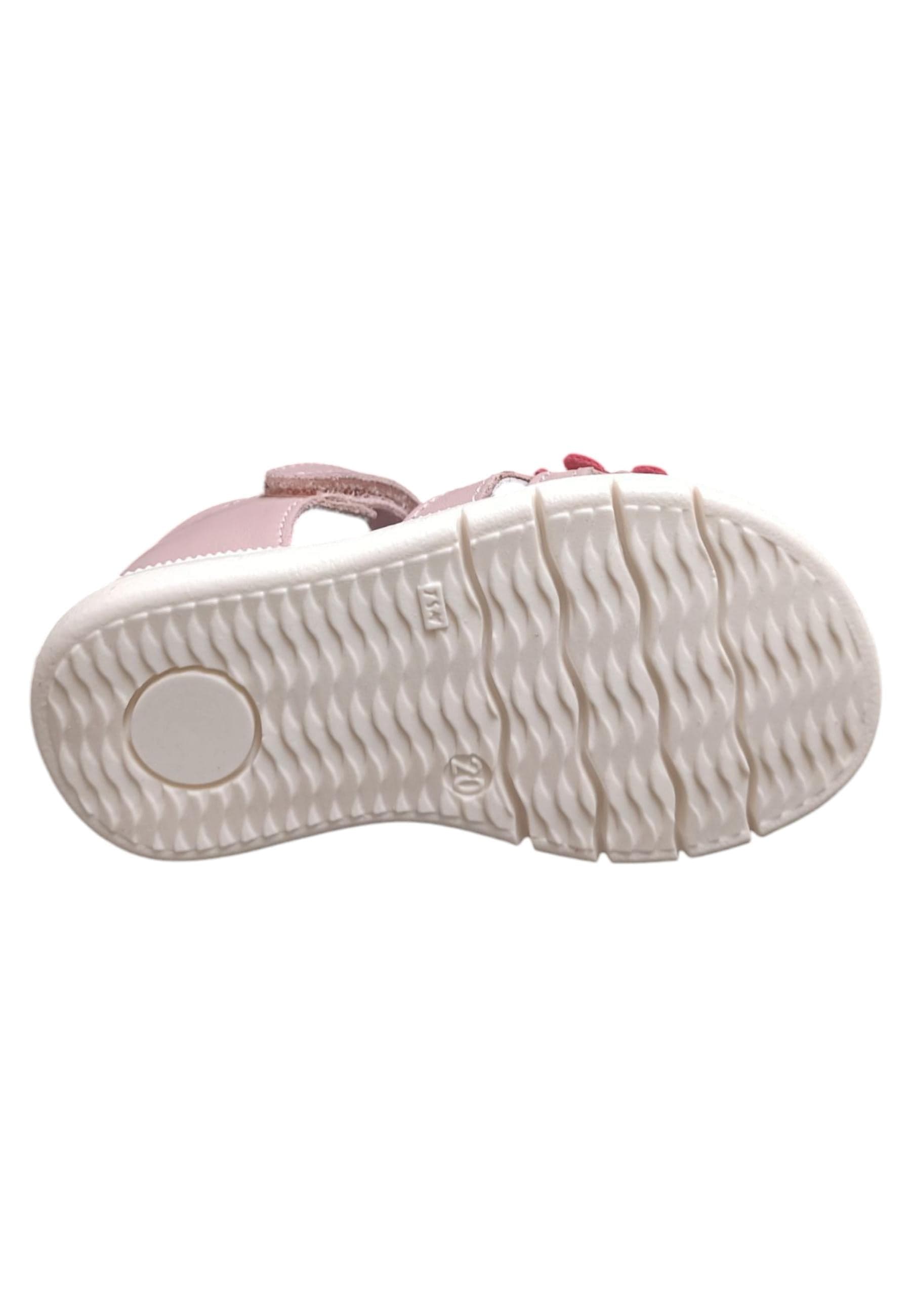 Sandalo bambina Balocchi Paris cipria pelle - Sandalo tallonato primi passi con velcro in Ballerine Scarpetteria Gica - Trani, commercioVirtuoso.it