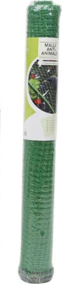 RETE ANTI ANIMALI MAGLIA POLIETILENE 1.5X10MT VERDE SCURO PROTEZIONE PIANTE ORTO 134617 - 6