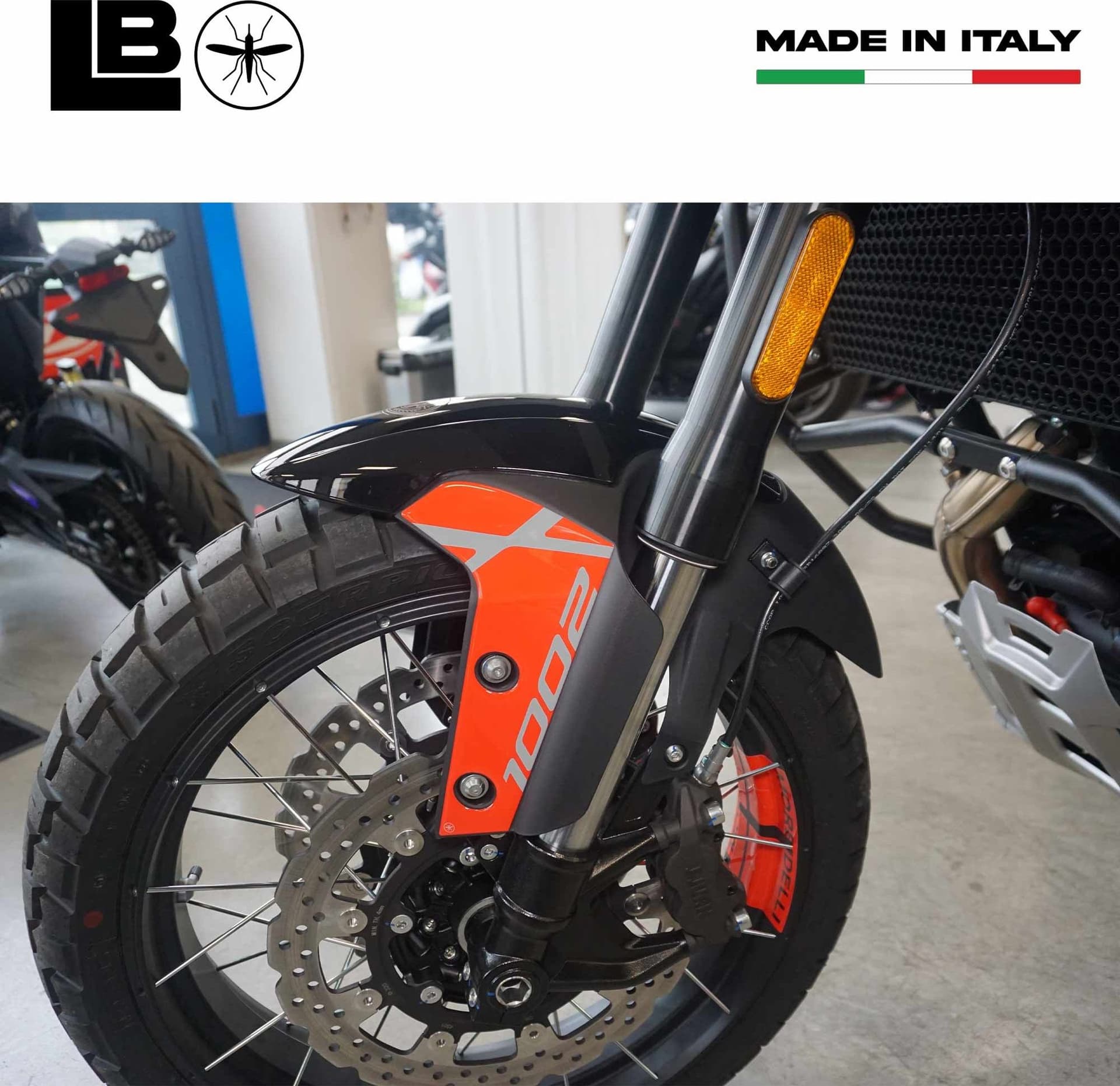 Adesivi Protezione Parasteli parafango compatibili con Morbidelli T1002VX 2025 - 4