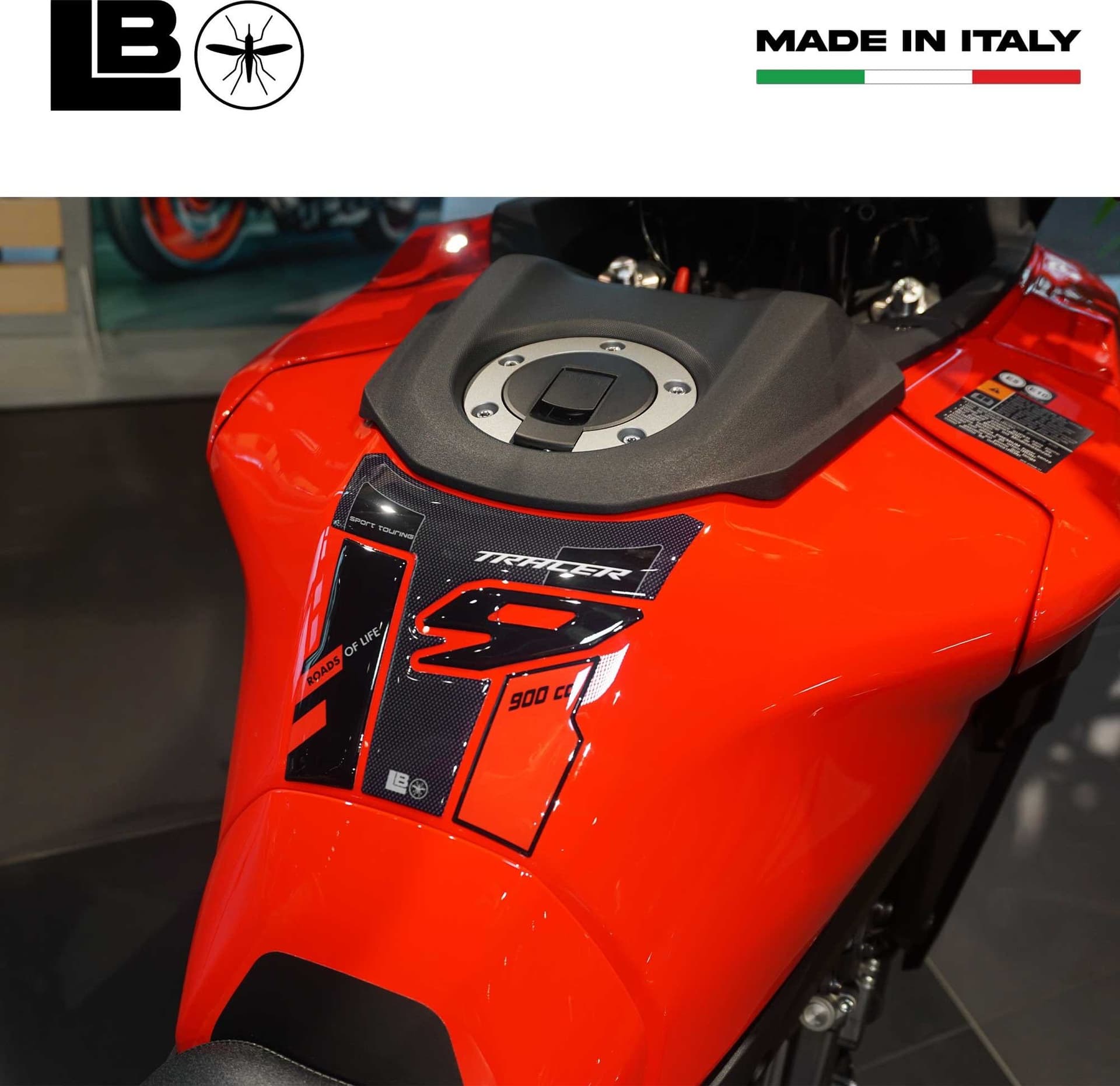 Paraserbatoio Adesivo 3D Protezione moto compatibile con Yamaha Tracer 9 2025 - 11