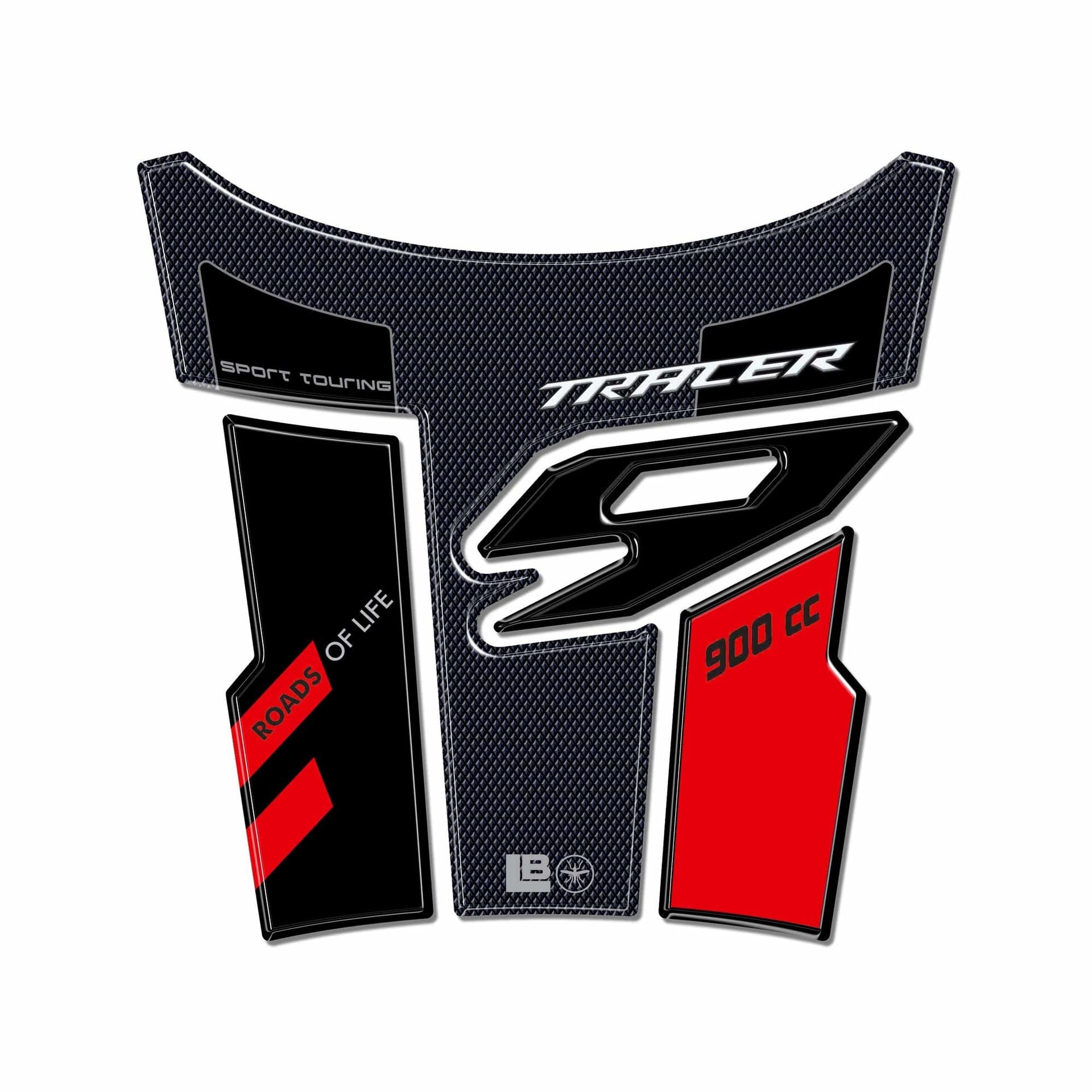 Paraserbatoio Adesivo 3D Protezione moto compatibile con Yamaha Tracer 9 2025 - 9