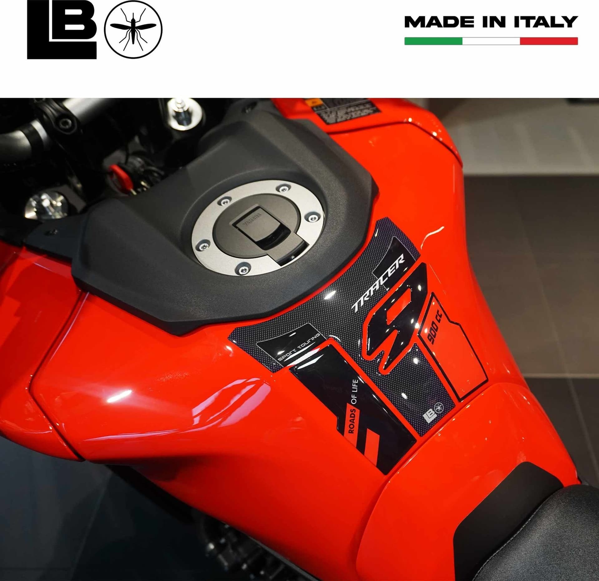 Paraserbatoio Adesivo 3D Protezione moto compatibile con Yamaha Tracer 9 2025 - 10