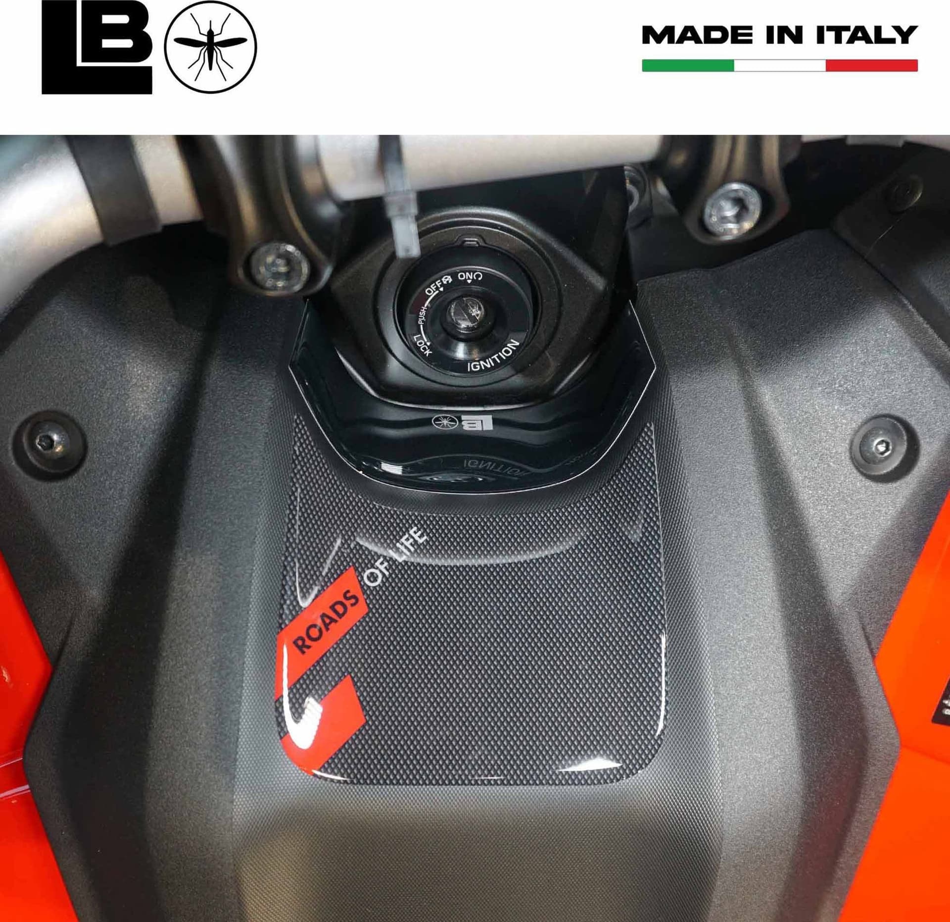 Adesivo 3D Protezione zona chiave moto compatibile con Yamaha Tracer 9 2025 - 9