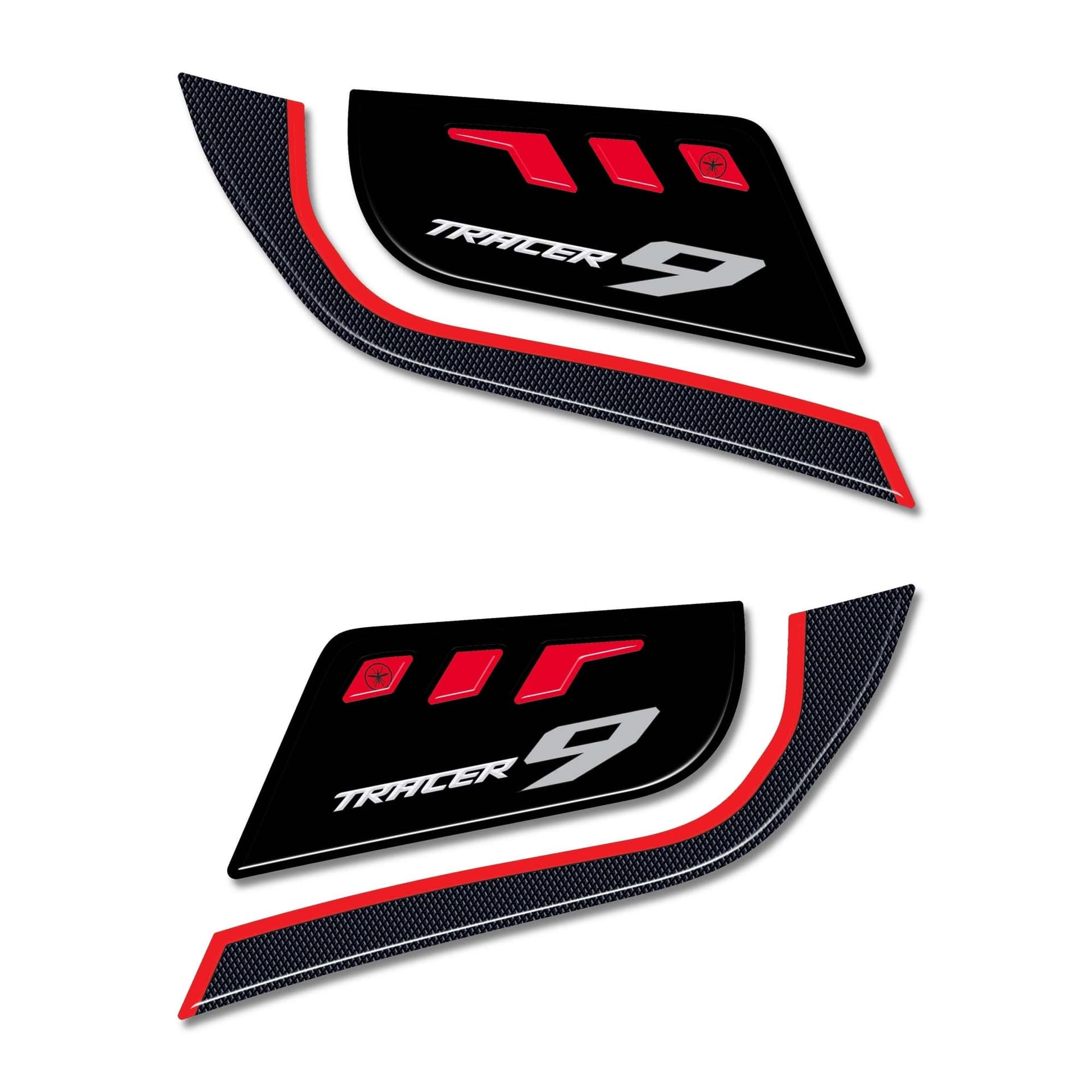 Adesivi Gel 3D Protezioni Paramani moto compatibili con Yamaha Tracer 9 2026 - 8