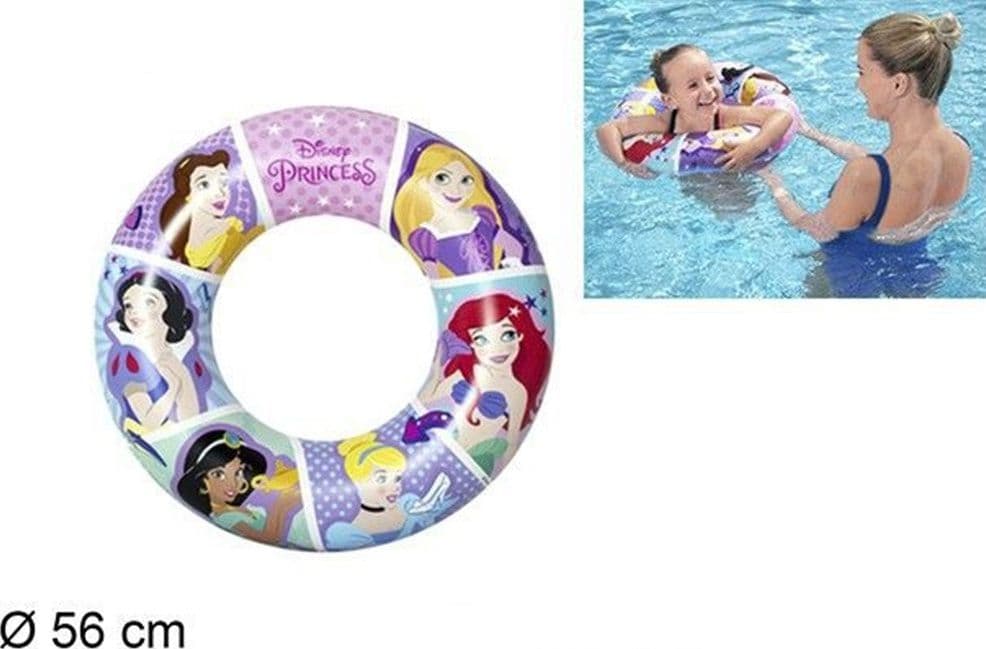 SALVAGENTE CIAMBELLA GONFIABILE PER BAMBINI CON GRAFICA PRINCIPESSE DISNEY Ø56CM 016125 - 6