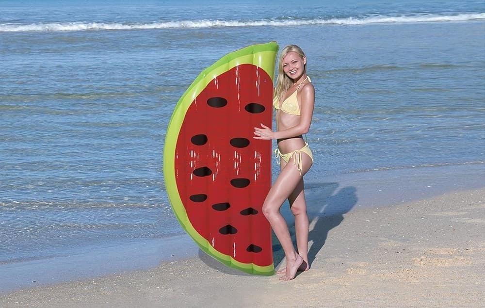 MATERASSO GONFIABILE MARE DESIGN FRUTTA ASSORTITA ANANAS FRAGOLA ANGURIA LIME 016127 - 28