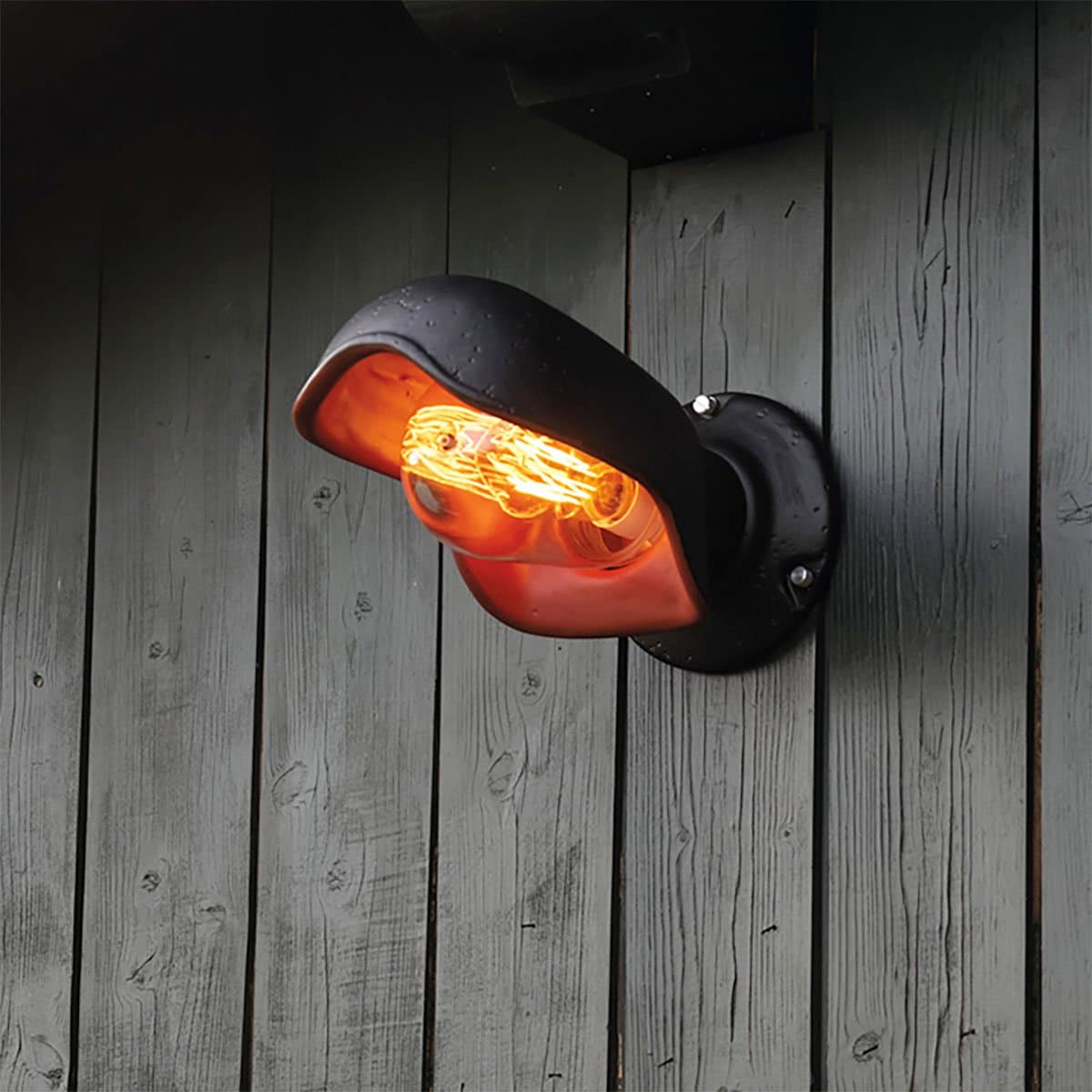 Applique esterno Toscot BISTRO 1182 IP44 E27 LED terracotta artigianale lampada parete giardino - 2