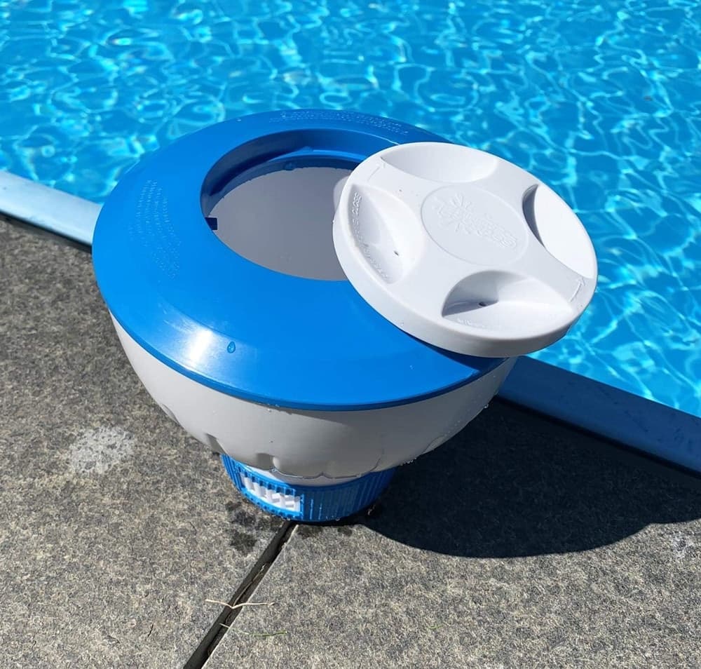 DOSATORE DI COMPRESSE PASTIGLIE DI CLORO GALLEGGIANTE PER PISCINA 18X17CM 020058 - 5