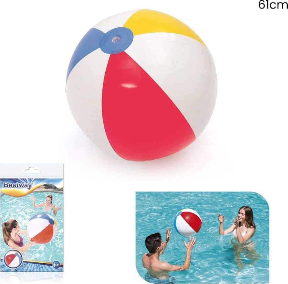 PALLONE PALLA DA SPIAGGIA MARE PISCINA A SPICCHI GONFIABILE 61 CM DIVERTIMENTO 019947 - 6