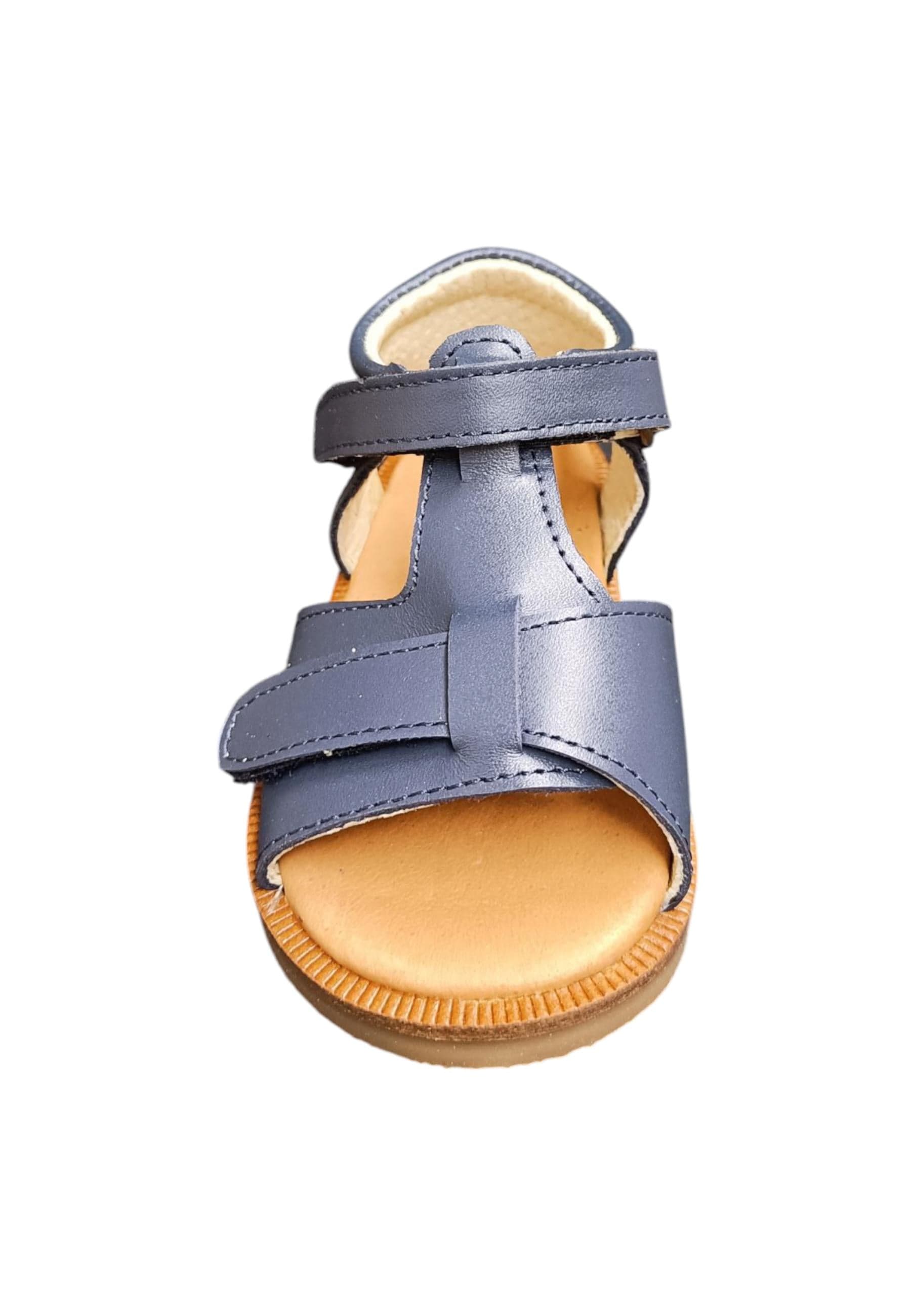 Scarpe sandalo tallonato Bambini panyno HORMA  blue velcro in Ballerine Scarpetteria Gica - Trani, commercioVirtuoso.it