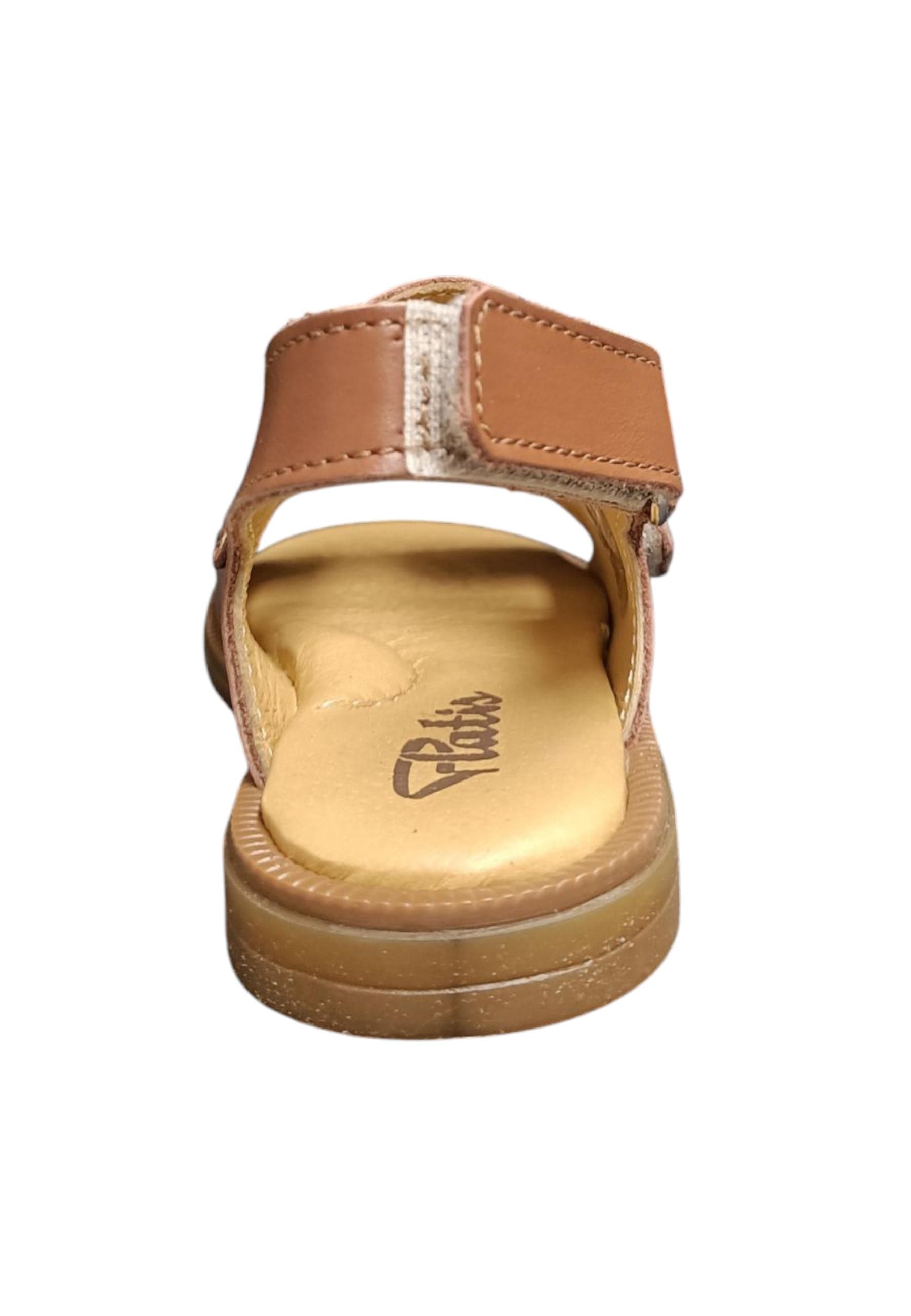 Sandalo bambino Platis Open Classic cuoio pelle - Sandalo da passeggio con velcro in Sandali Scarpetteria Gica - Trani, commercioVirtuoso.it