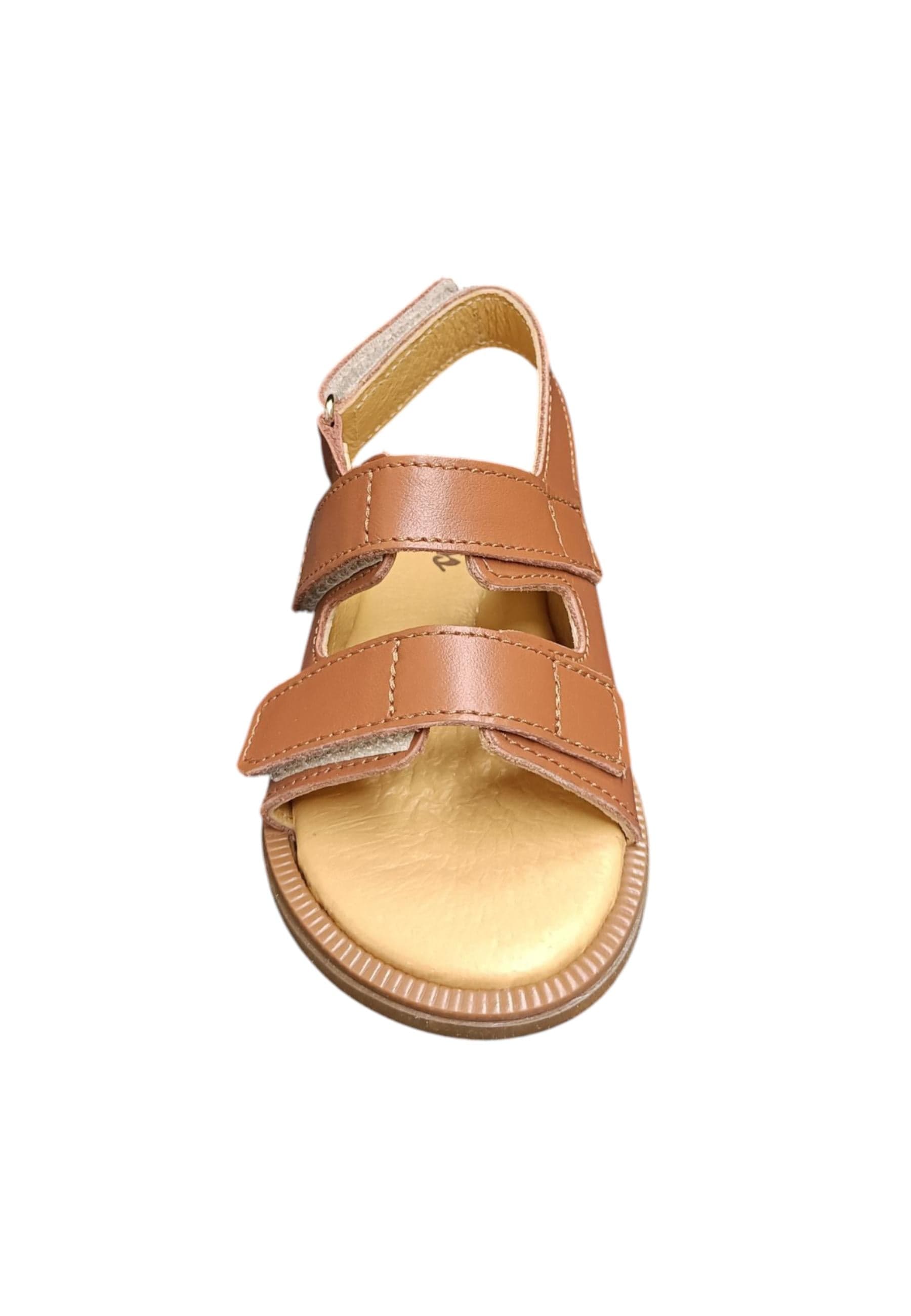 Sandalo bambino Platis Open Classic cuoio pelle - Sandalo da passeggio con velcro in Sandali Scarpetteria Gica - Trani, commercioVirtuoso.it