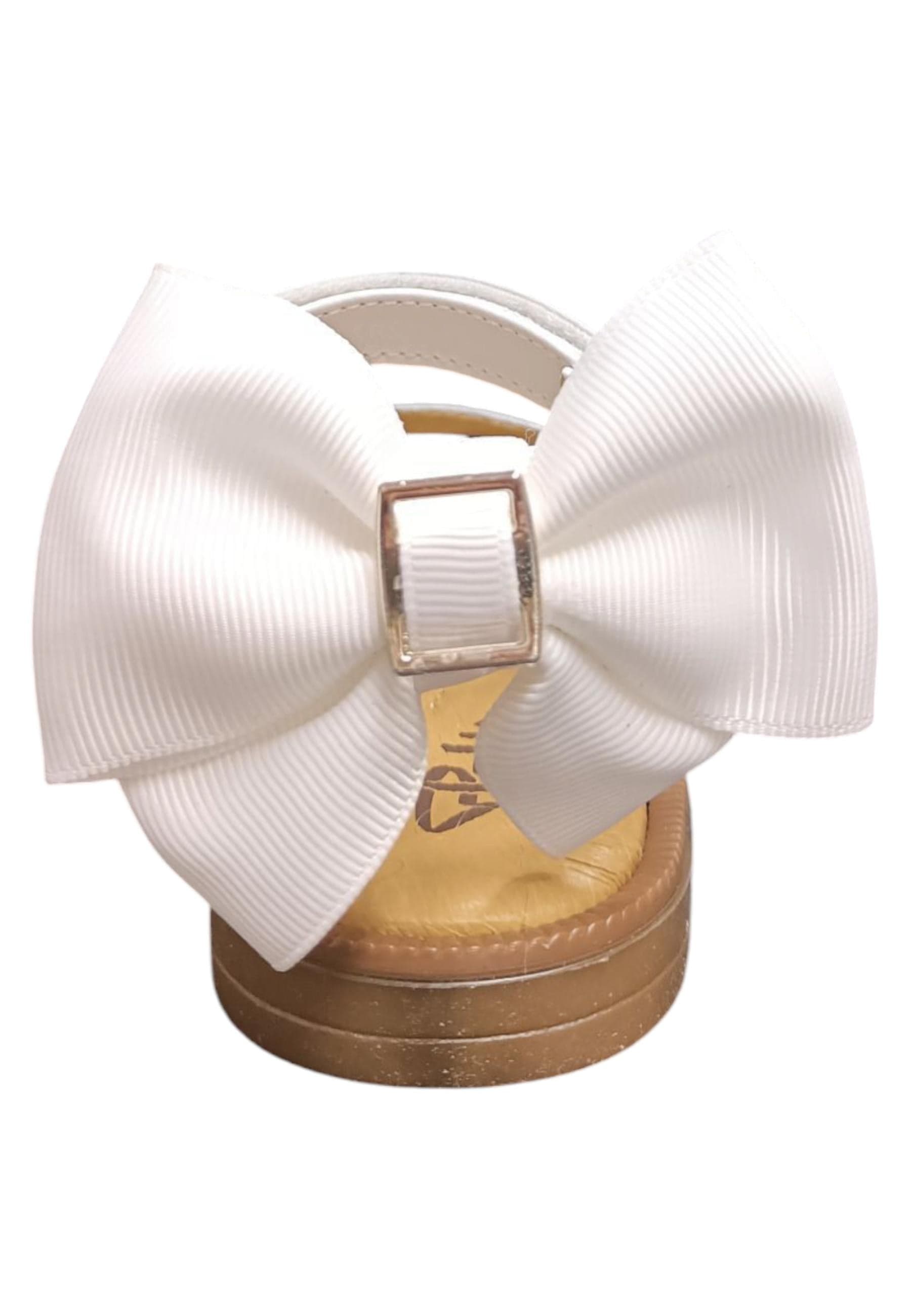 Sandalo bambina Platis Open Classic bianco pelle - Sandalo da passeggio con velcro in Sandali Scarpetteria Gica - Trani, commercioVirtuoso.it