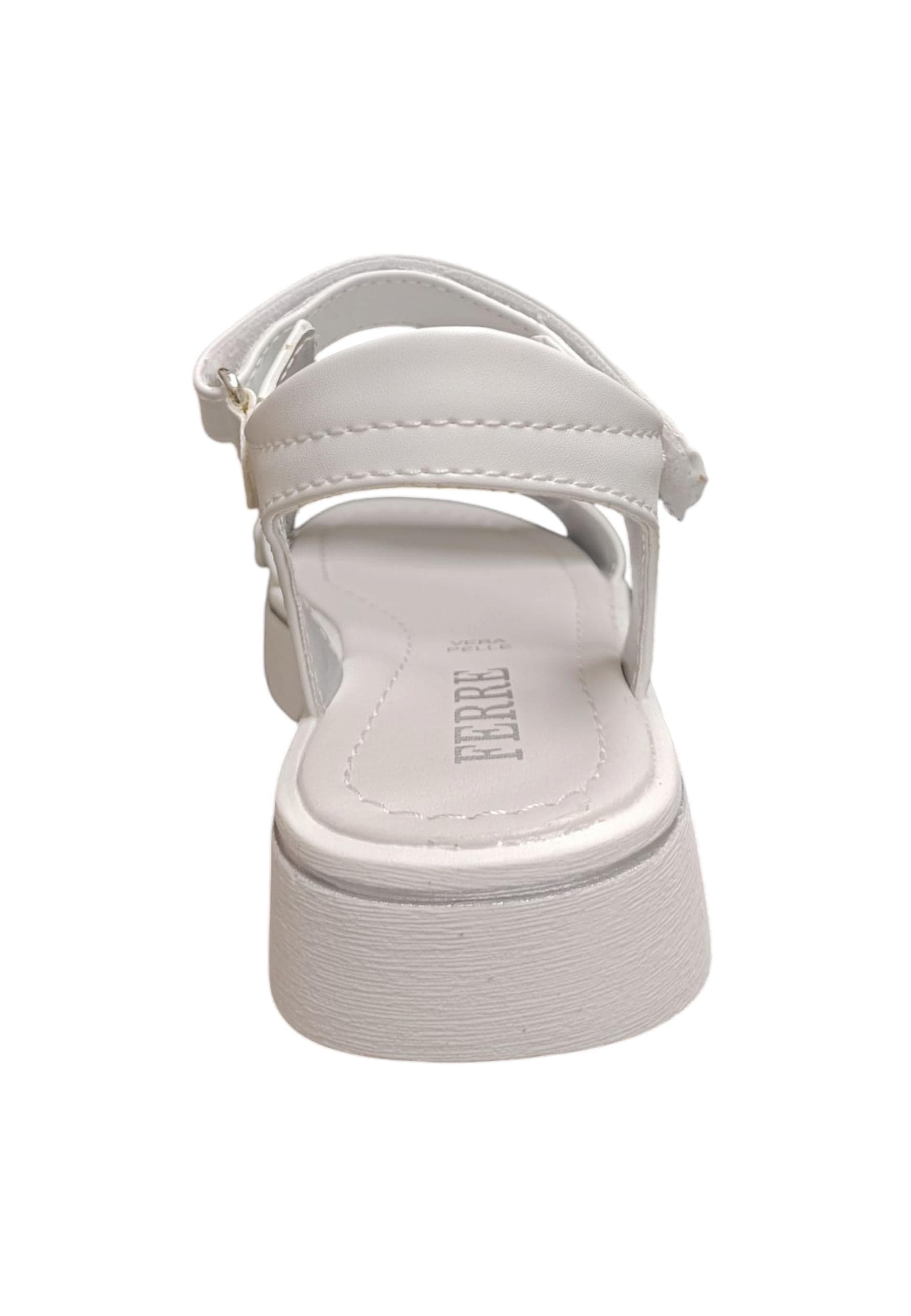 Sandalo bambina Ferrè Pam argento pelle sintetica - Sandalo da passeggio con velcro in Sandali Scarpetteria Gica - Trani, commercioVirtuoso.it