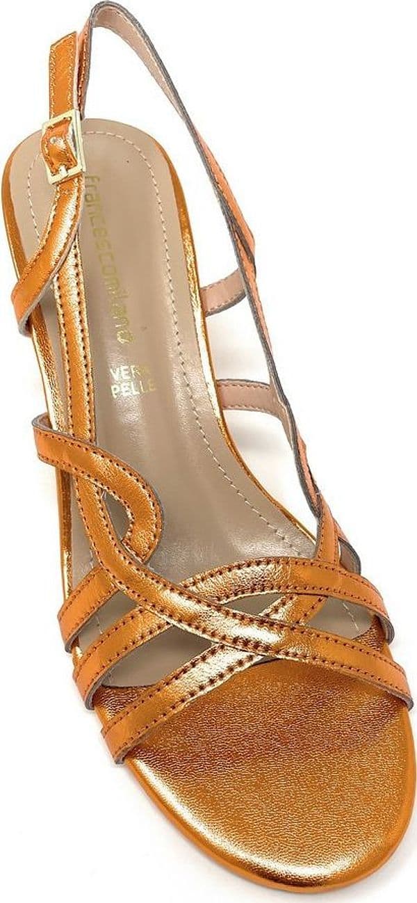 Francesco Milano sandali donna arancio G41 02N - 3
