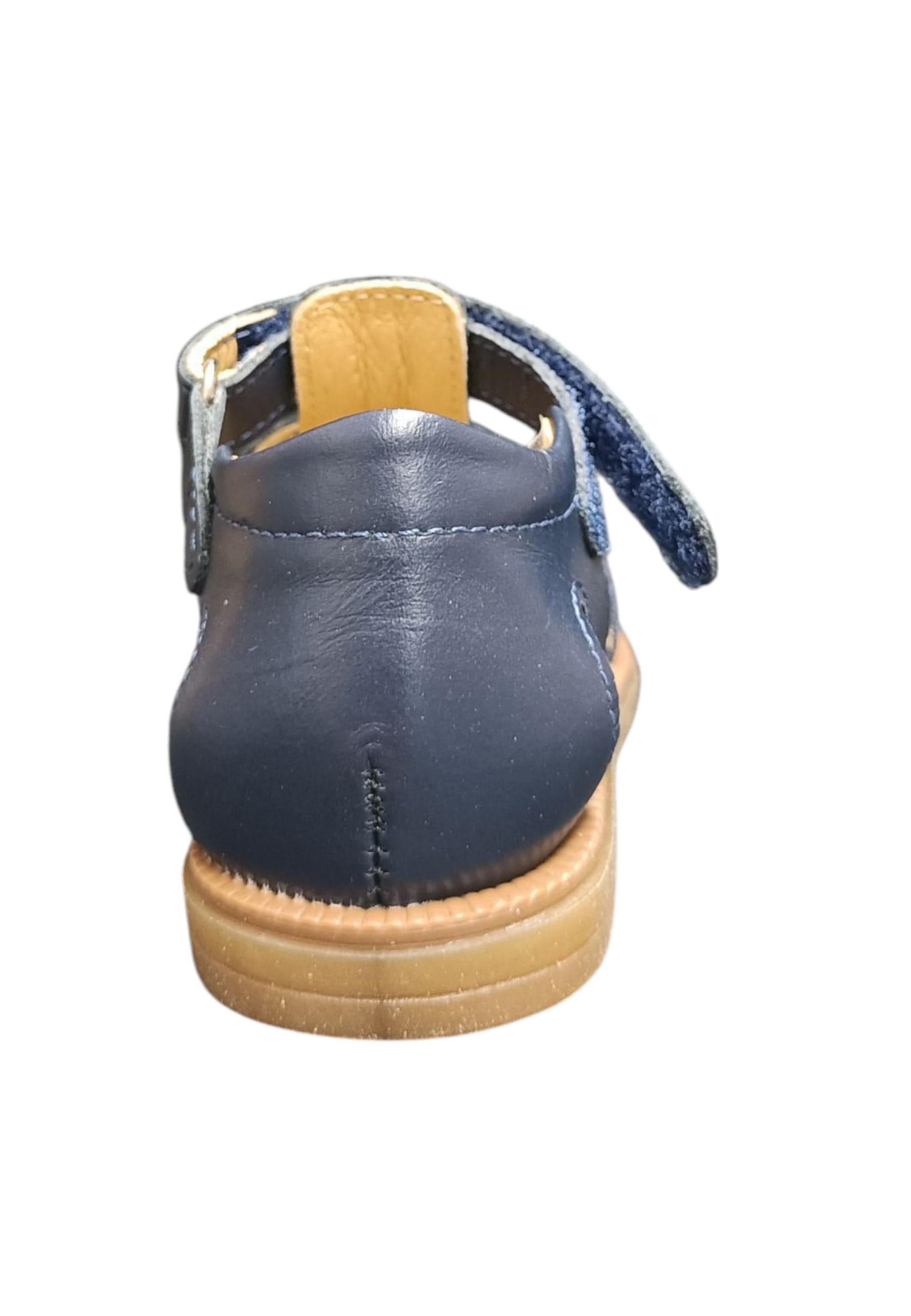 Scarpe occhi di bue-semiaperto Bambini platis open classic  blue velcro in Sandali Scarpetteria Gica - Trani, commercioVirtuoso.it