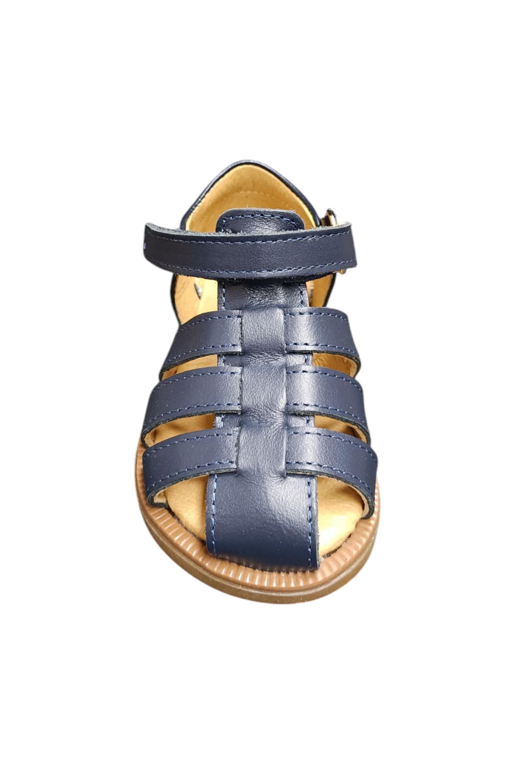 Scarpe occhi di bue-semiaperto Bambini platis open classic  blue velcro in Sandali Scarpetteria Gica - Trani, commercioVirtuoso.it
