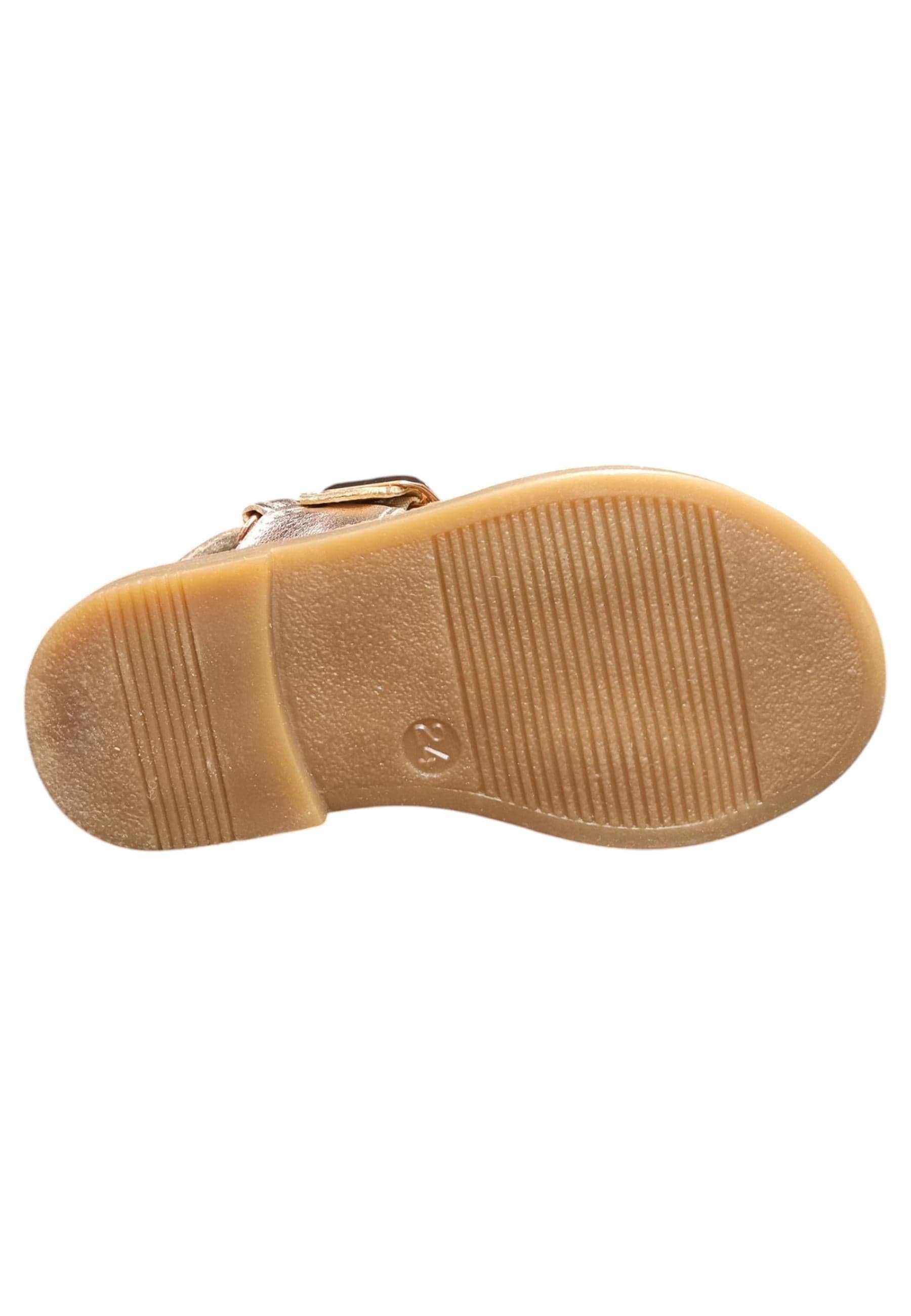 Sandalo bambina Platis Open Classic cipria laminato - Sandalo da passeggio con velcro - 5