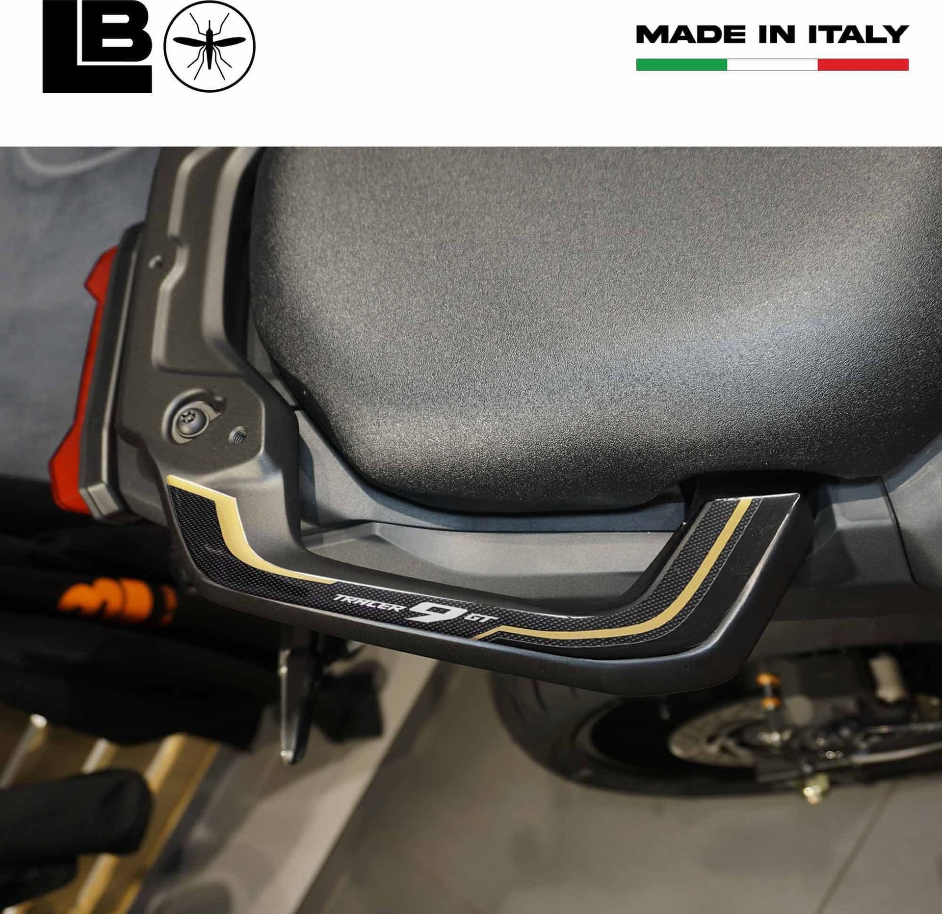 Adesivi 3D Protezioni Maniglie moto compatibili con Yamaha Tracer 9 GT 2025 - 3