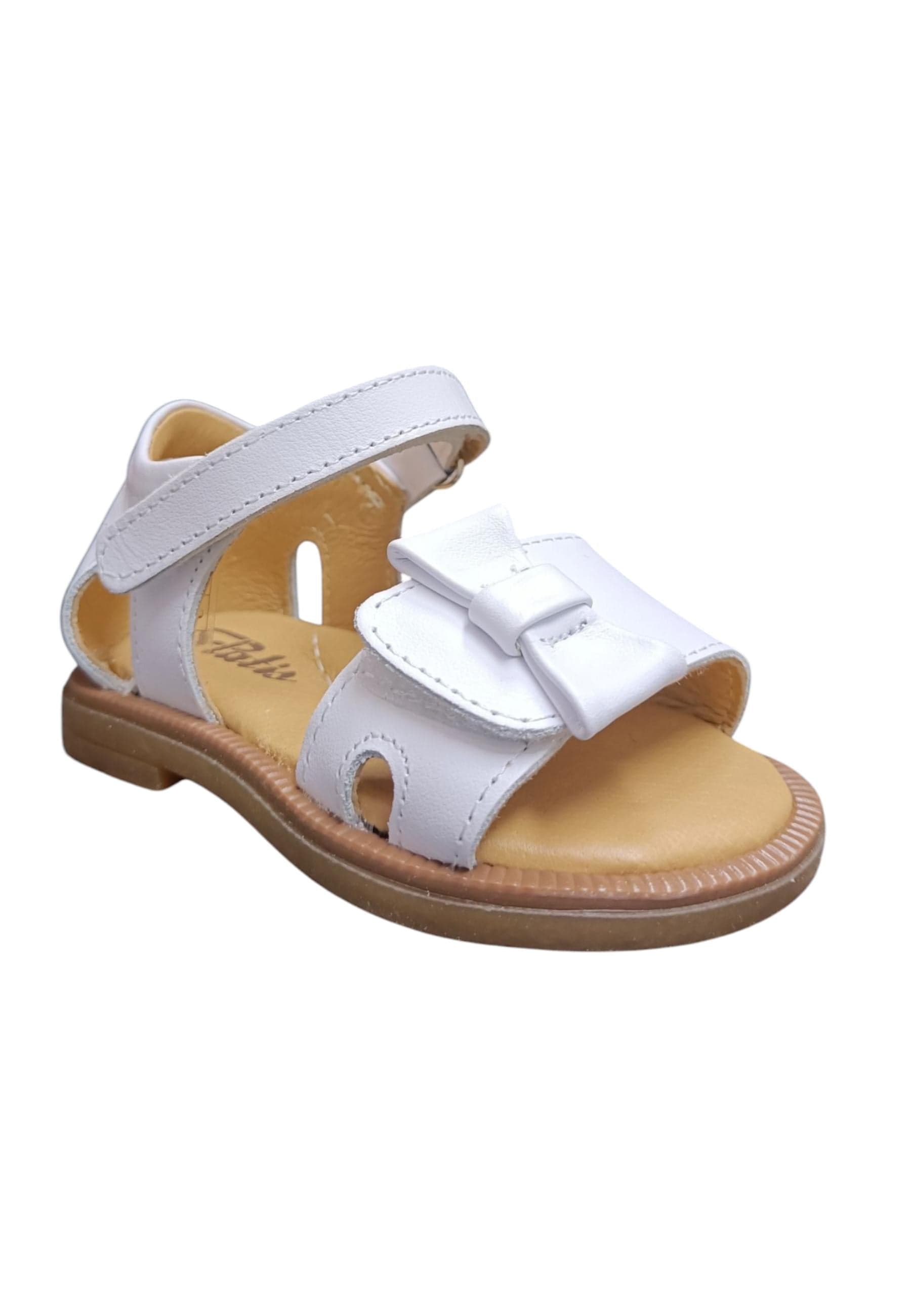Scarpe sandalo tallonato Bambine platis open classic  bianco velcro in Sandali Scarpetteria Gica - Trani, commercioVirtuoso.it