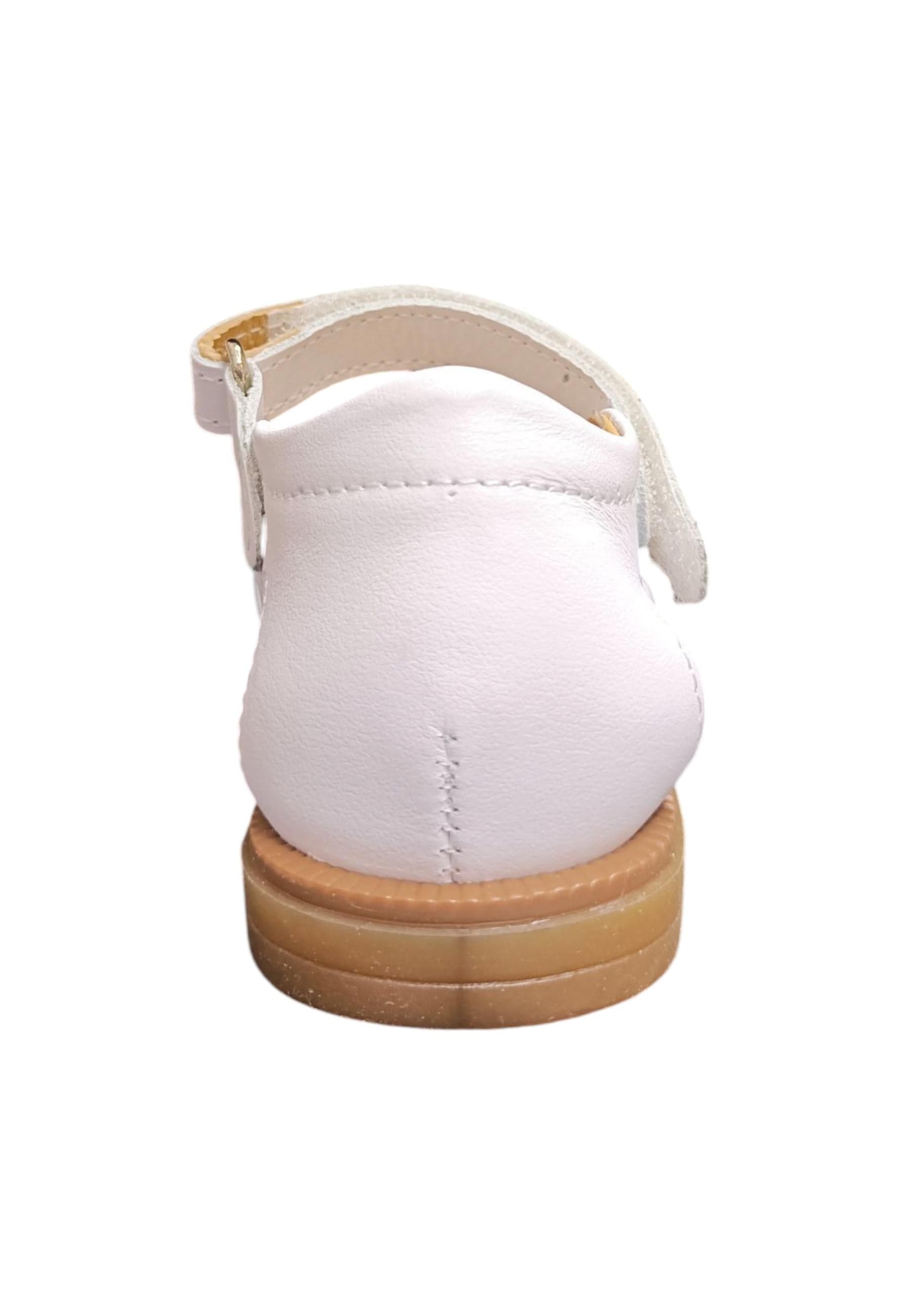Scarpe sandalo tallonato Bambine platis open classic  bianco velcro in Sandali Scarpetteria Gica - Trani, commercioVirtuoso.it