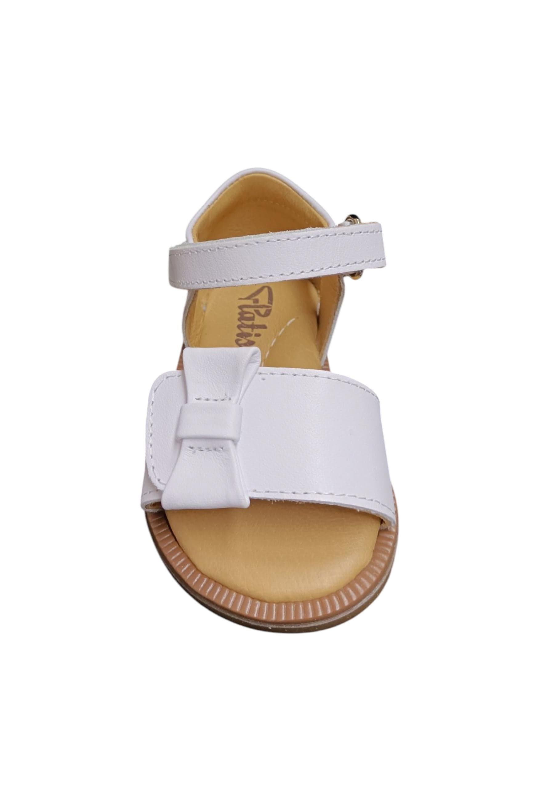 Scarpe sandalo tallonato Bambine platis open classic  bianco velcro in Sandali Scarpetteria Gica - Trani, commercioVirtuoso.it