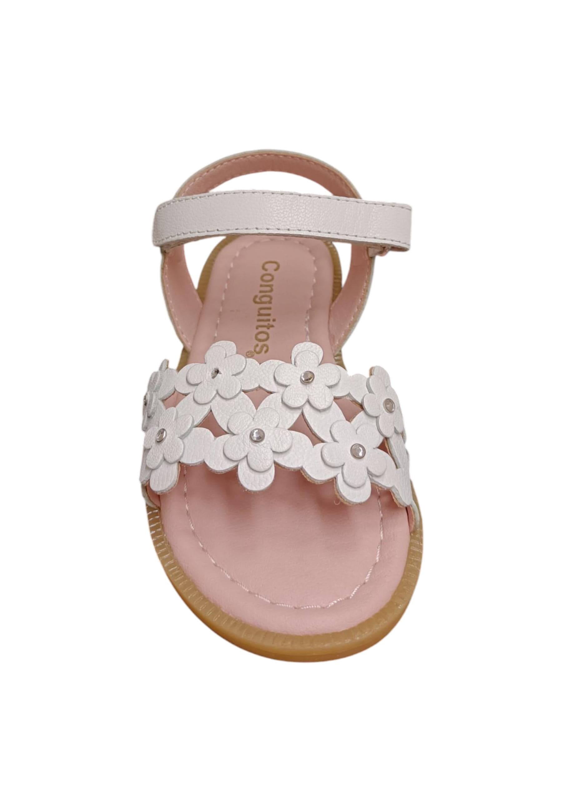 Sandali bambina Conguitos Buckle bianco pelle in Ballerine Scarpetteria Gica - Trani, commercioVirtuoso.it