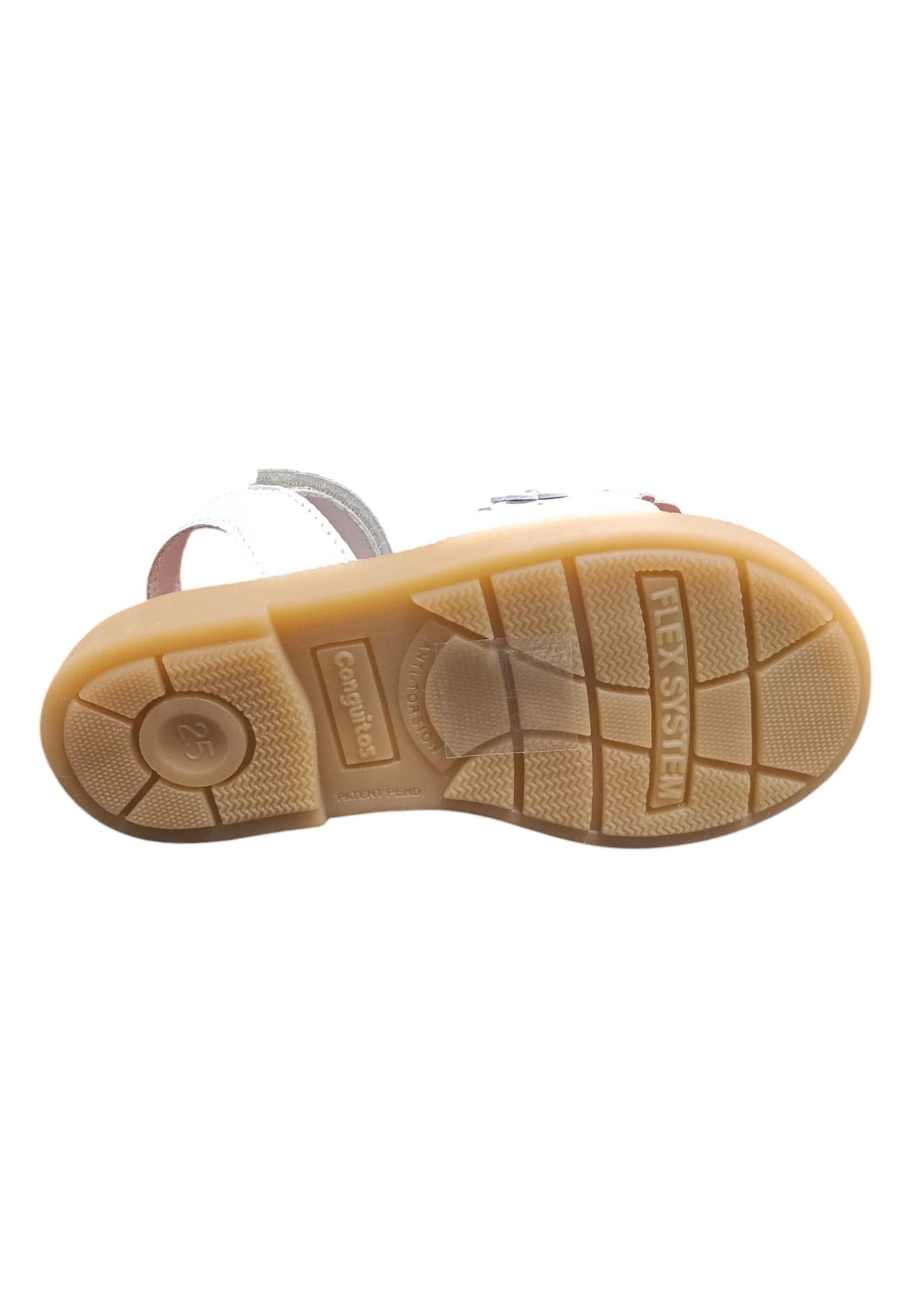 Sandali bambina Conguitos Buckle bianco pelle in Ballerine Scarpetteria Gica - Trani, commercioVirtuoso.it