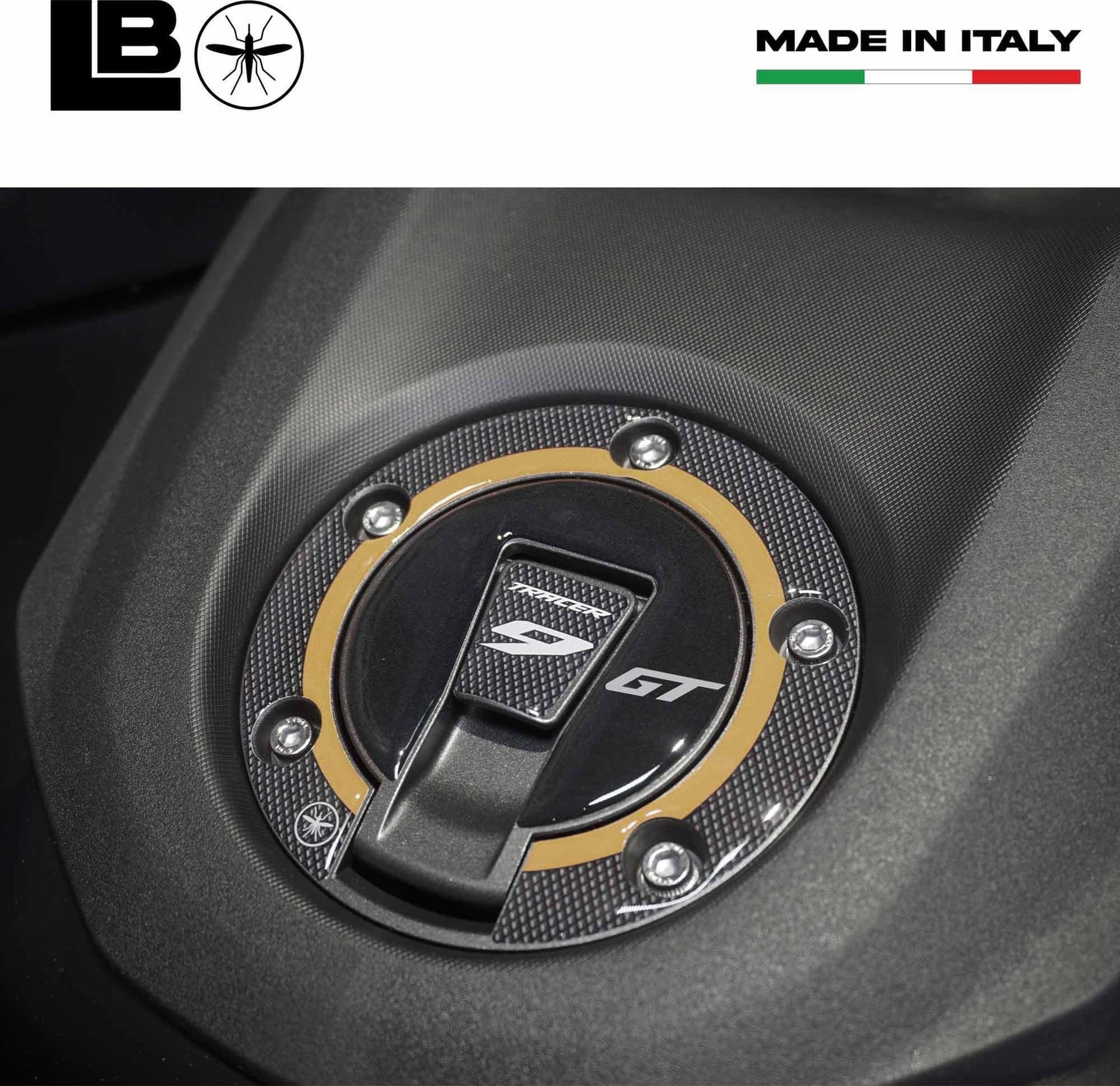Adesivo 3D Tappo Keyless Serbatoio moto compatibile con Yamaha Tracer 9 GT 2025 - 3