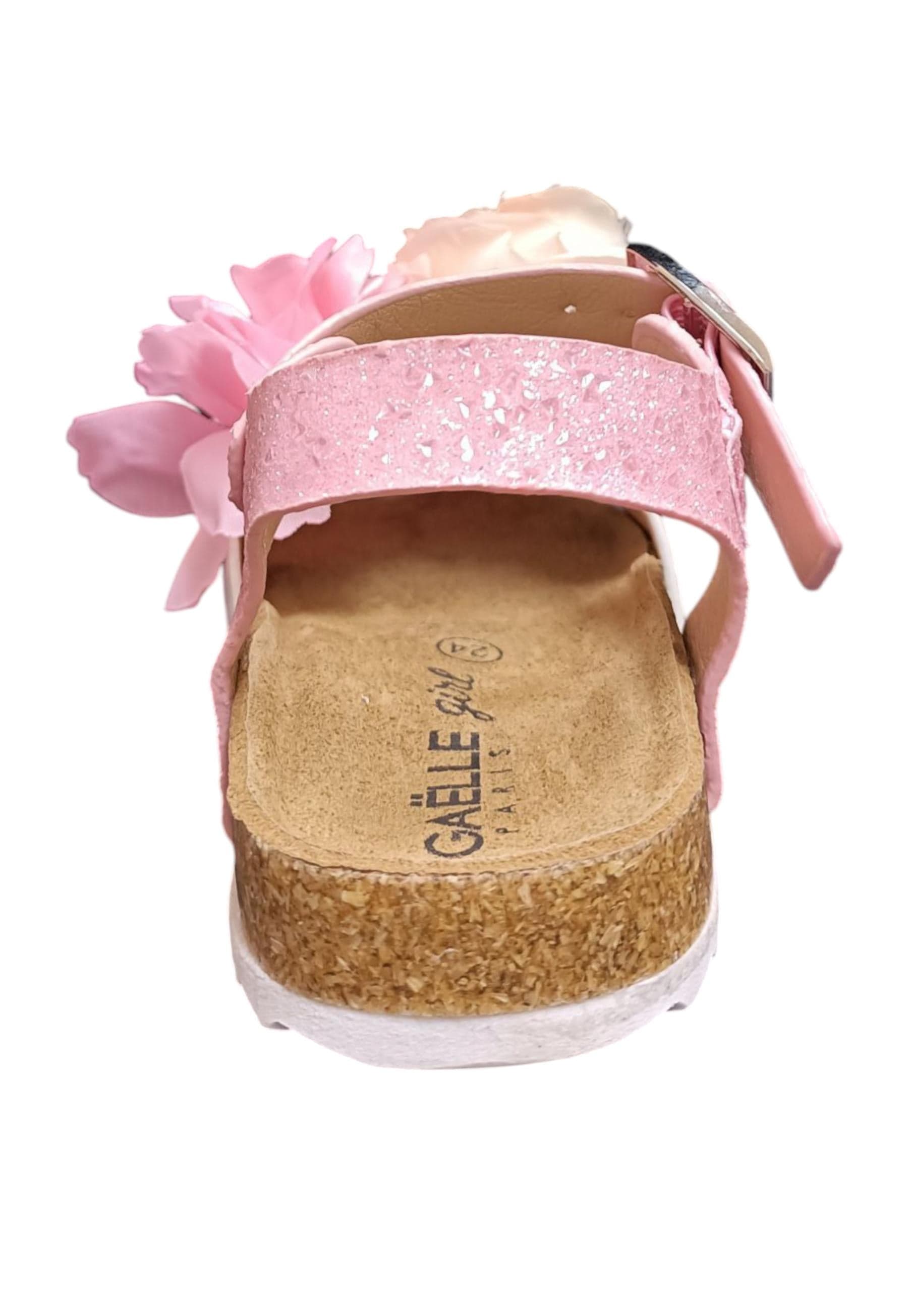 Sandali bambina Gaelle Birk rosa bianco pelle glitter in Ballerine Scarpetteria Gica - Trani, commercioVirtuoso.it