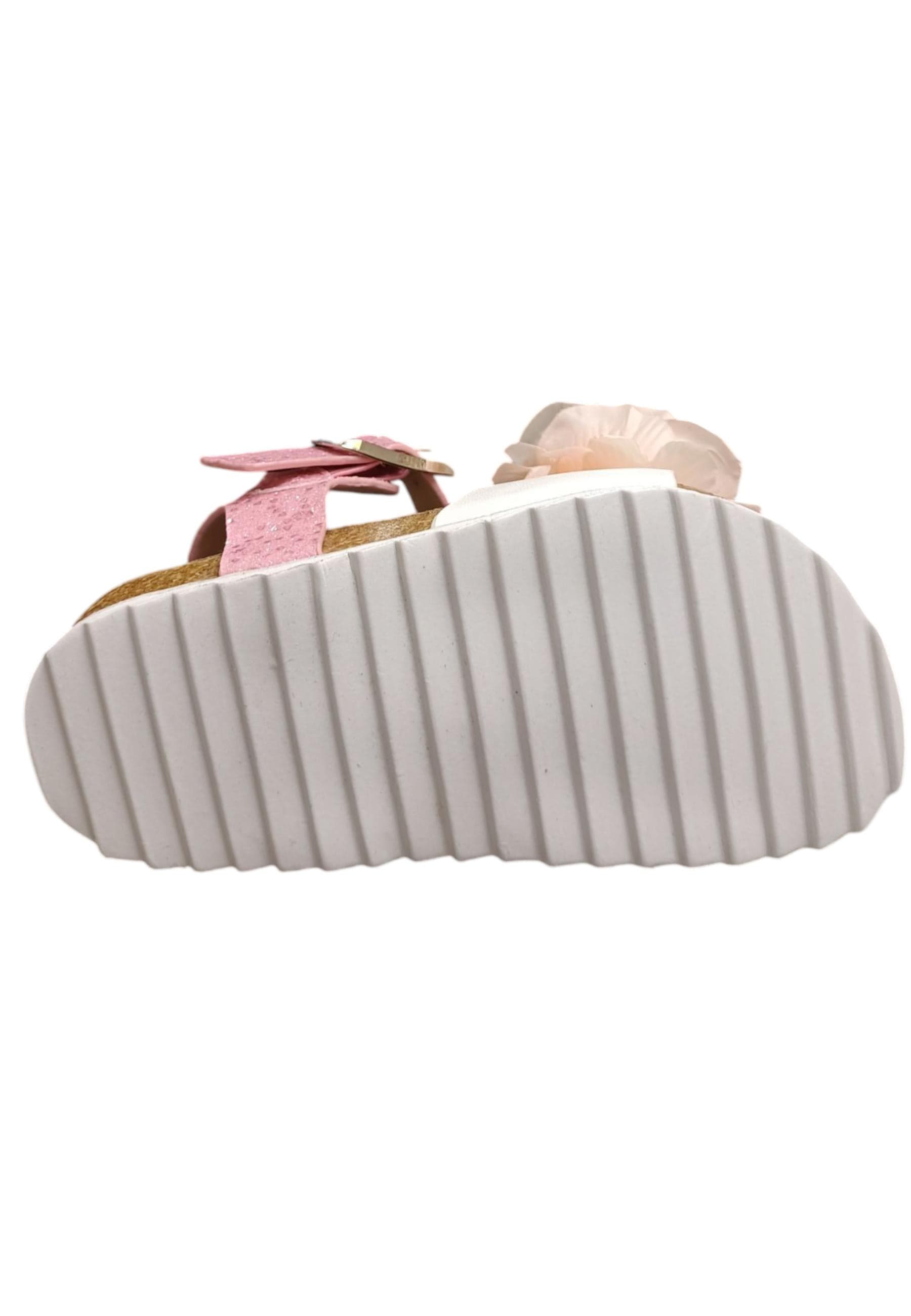 Sandali bambina Gaelle Birk rosa bianco pelle glitter in Ballerine Scarpetteria Gica - Trani, commercioVirtuoso.it