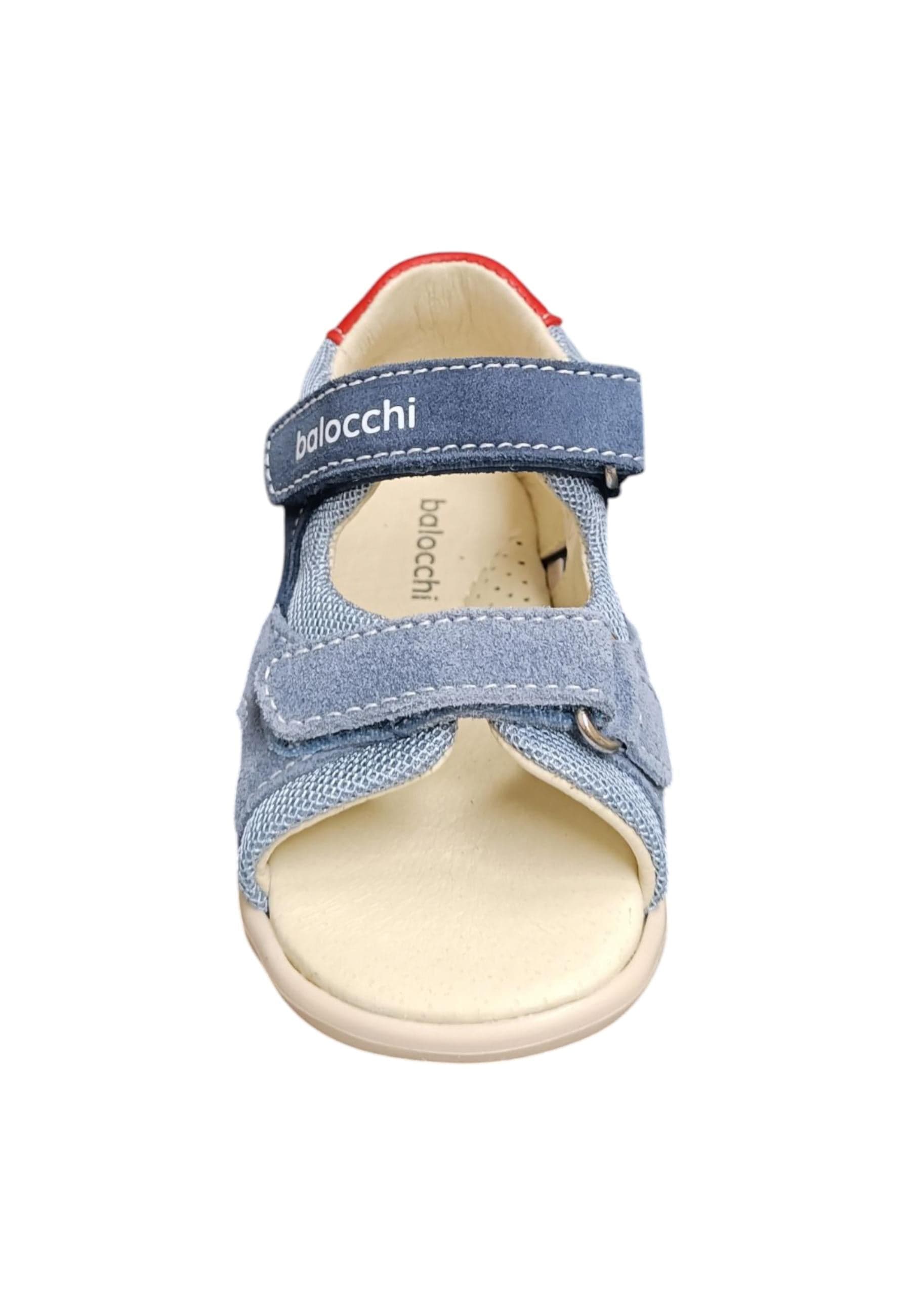 Sandali bambino Balocchi Over blue celeste rosso primi passi in Ballerine Scarpetteria Gica - Trani, commercioVirtuoso.it