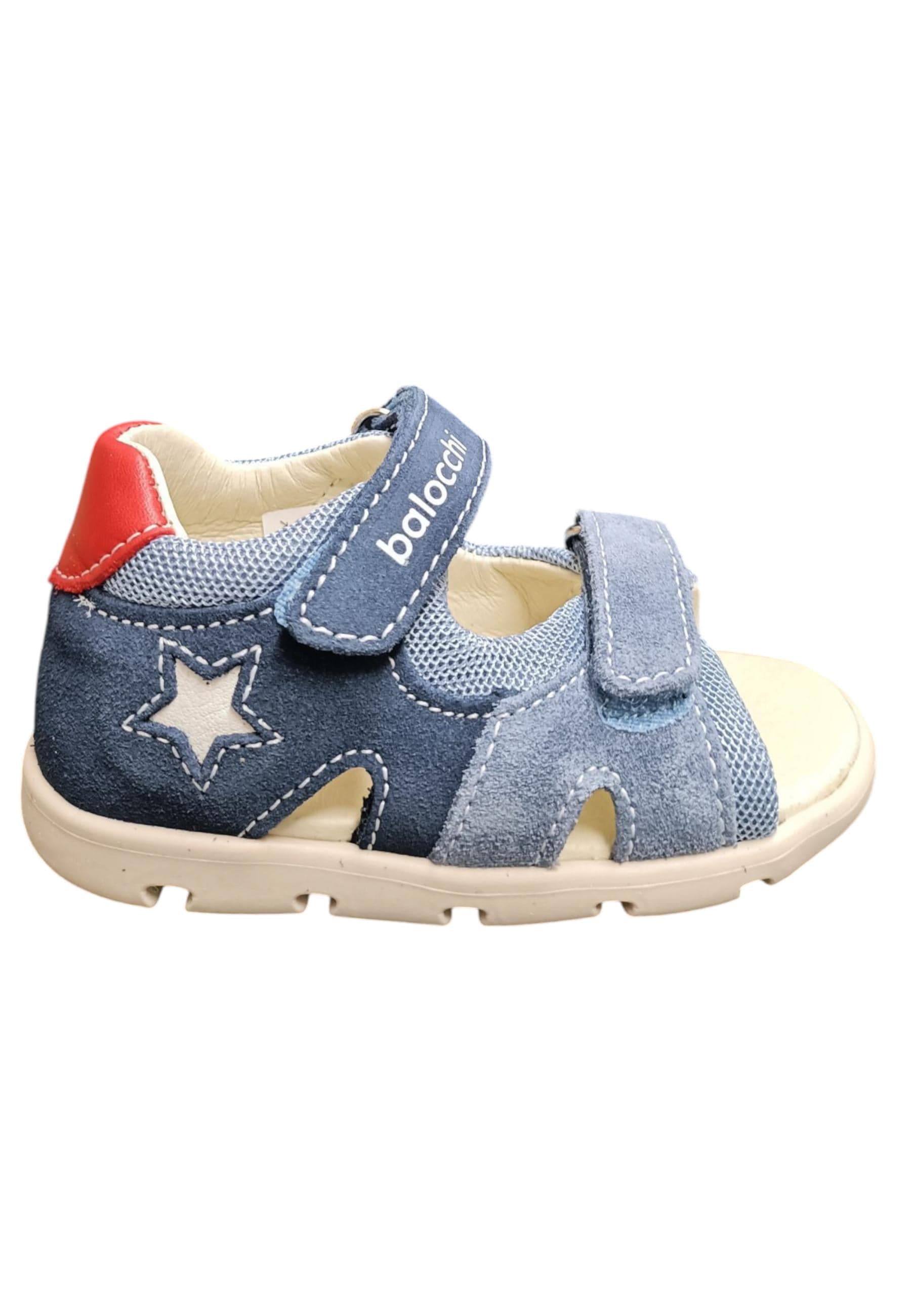 Sandali bambino Balocchi Over blue celeste rosso primi passi - 6