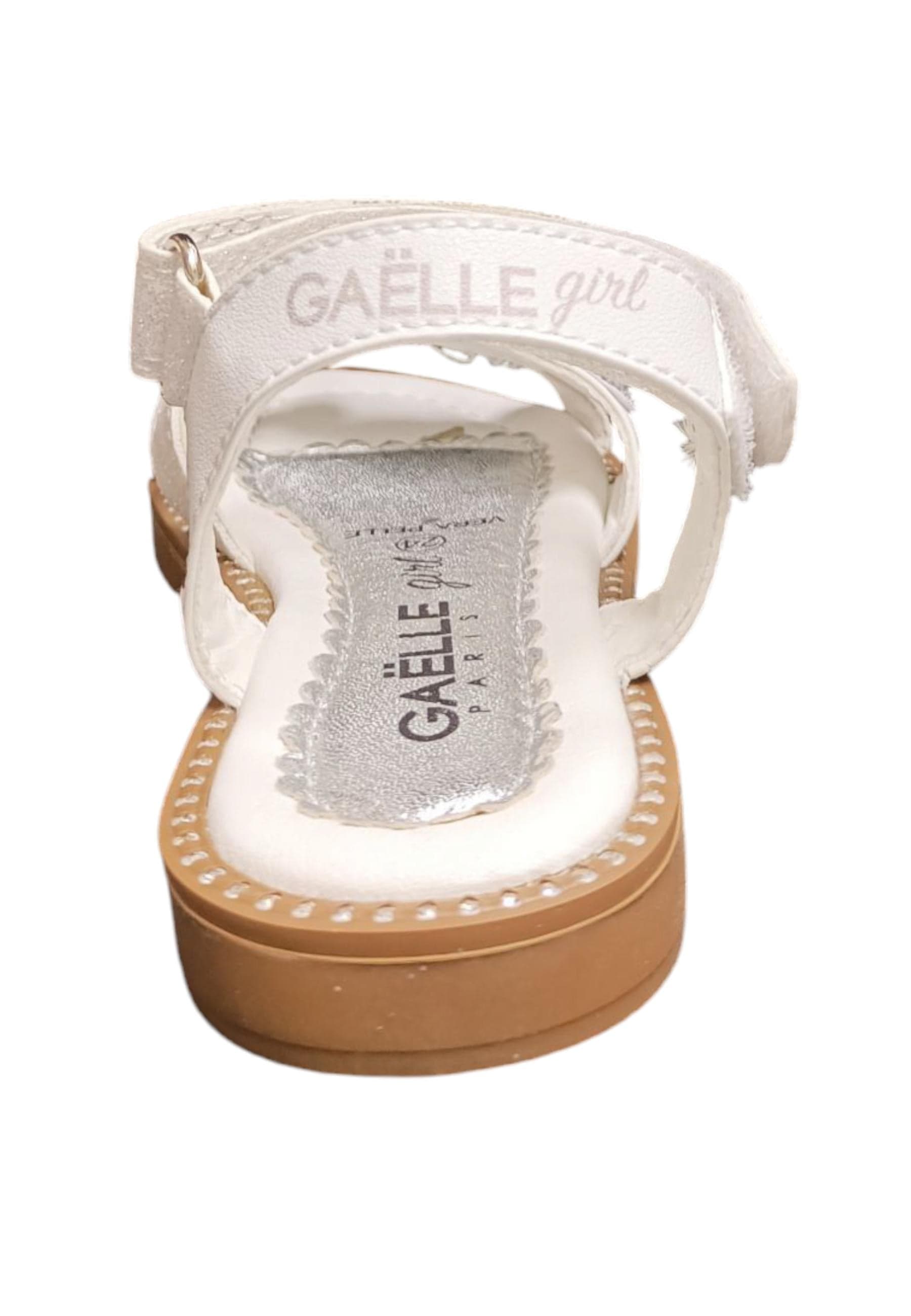 Sandali bambina Gaelle Queen bianco pelle glitter in Ballerine Scarpetteria Gica - Trani, commercioVirtuoso.it