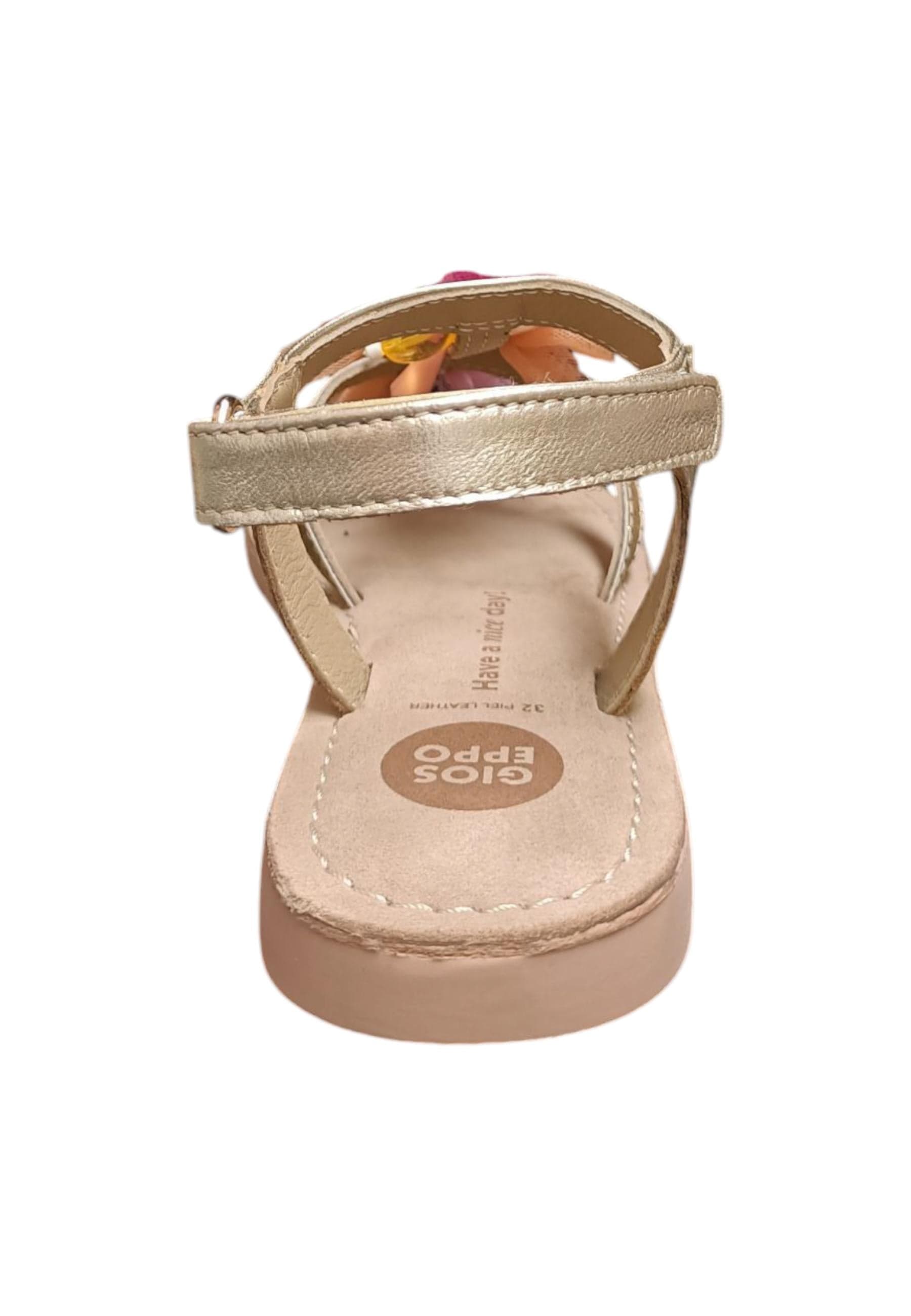 Sandalo bambina Gioseppo Oakham multicolor pelle velcro comfort elegance in Ballerine Scarpetteria Gica - Trani, commercioVirtuoso.it
