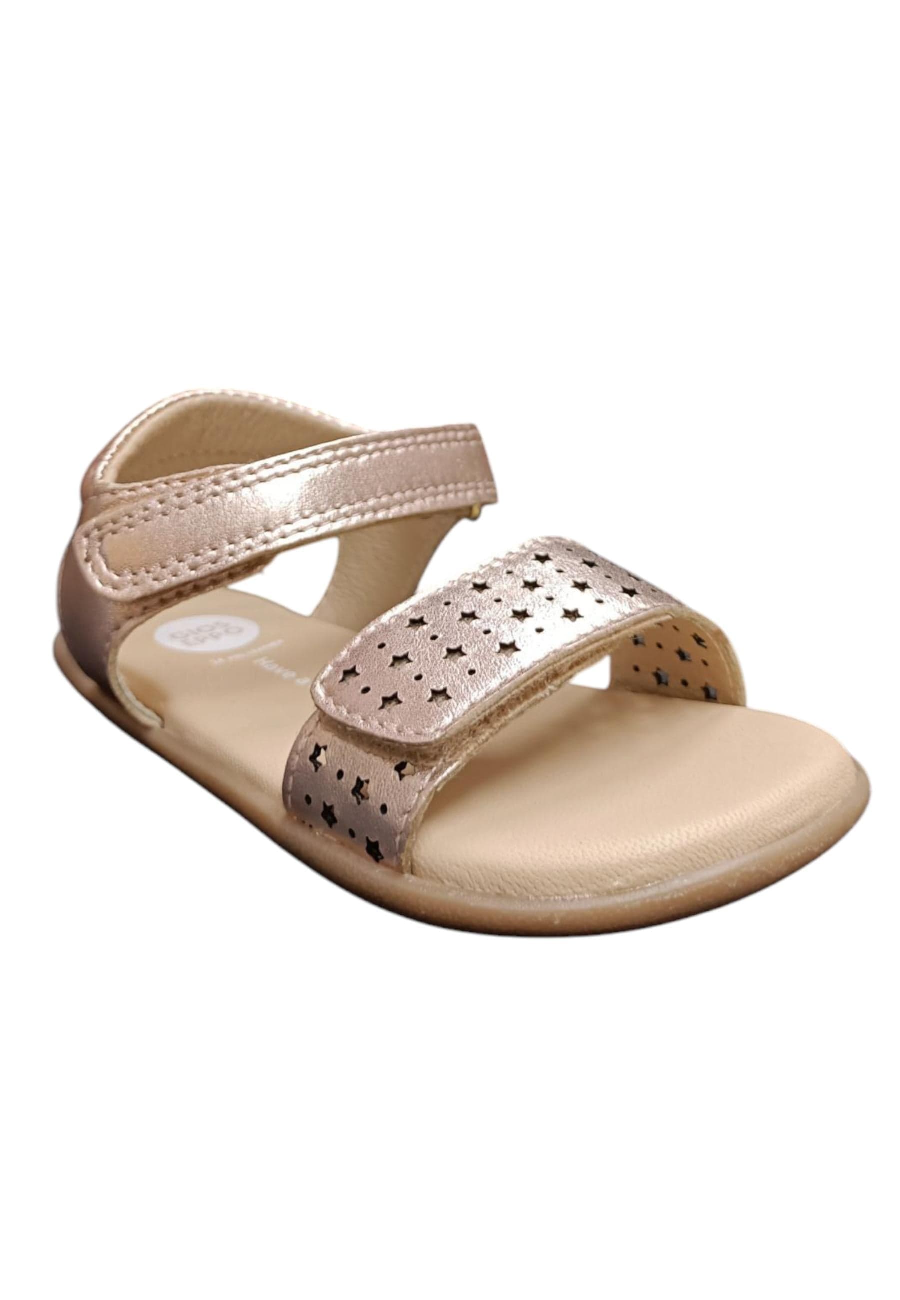 Sandalo bambina Gioseppo Hiram oro rosato pelle velcro comfort elegance in Ballerine Scarpetteria Gica - Trani, commercioVirtuoso.it
