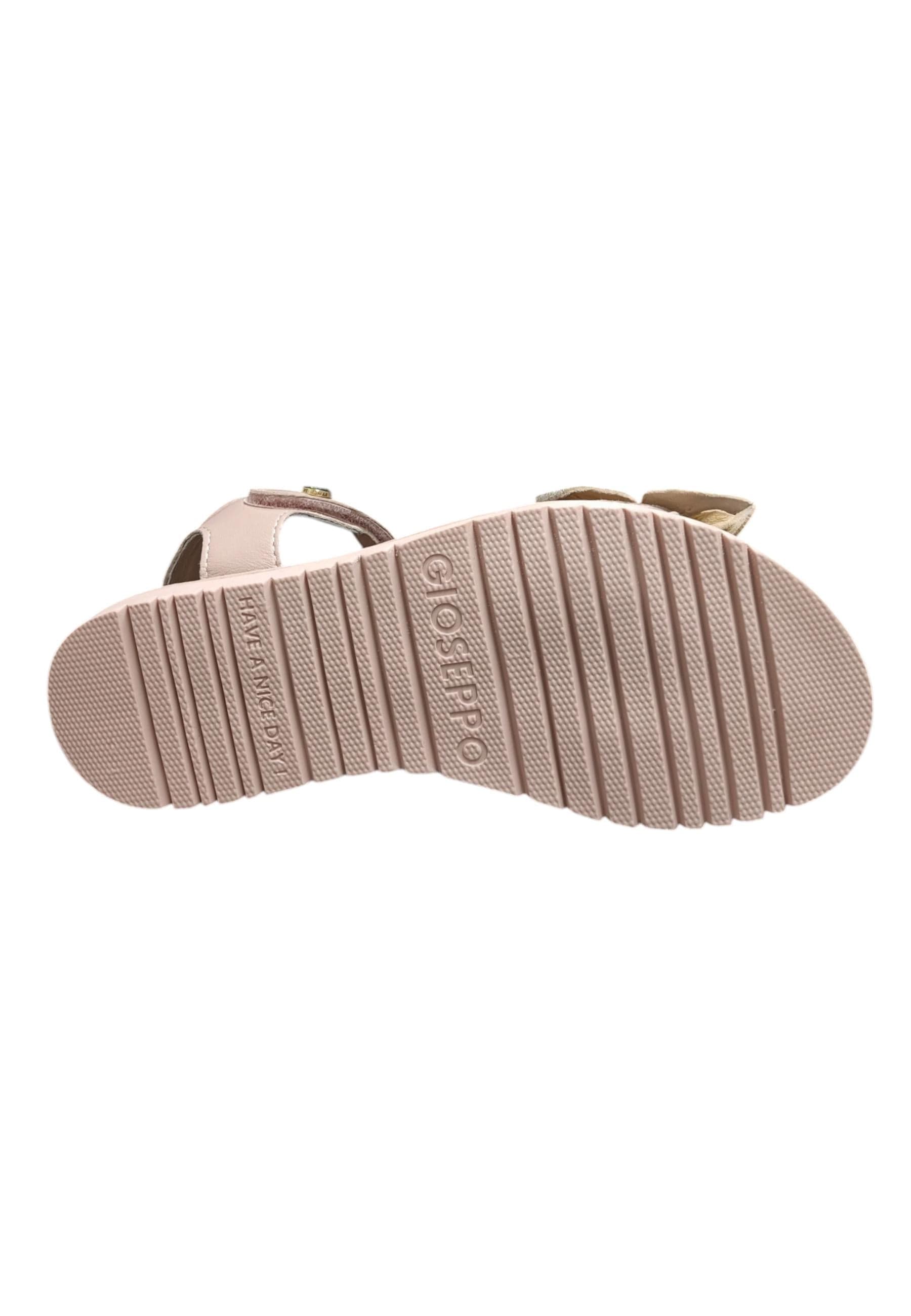 Sandalo bambina Gioseppo Marinette rosa pelle velcro comfort elegance - 5